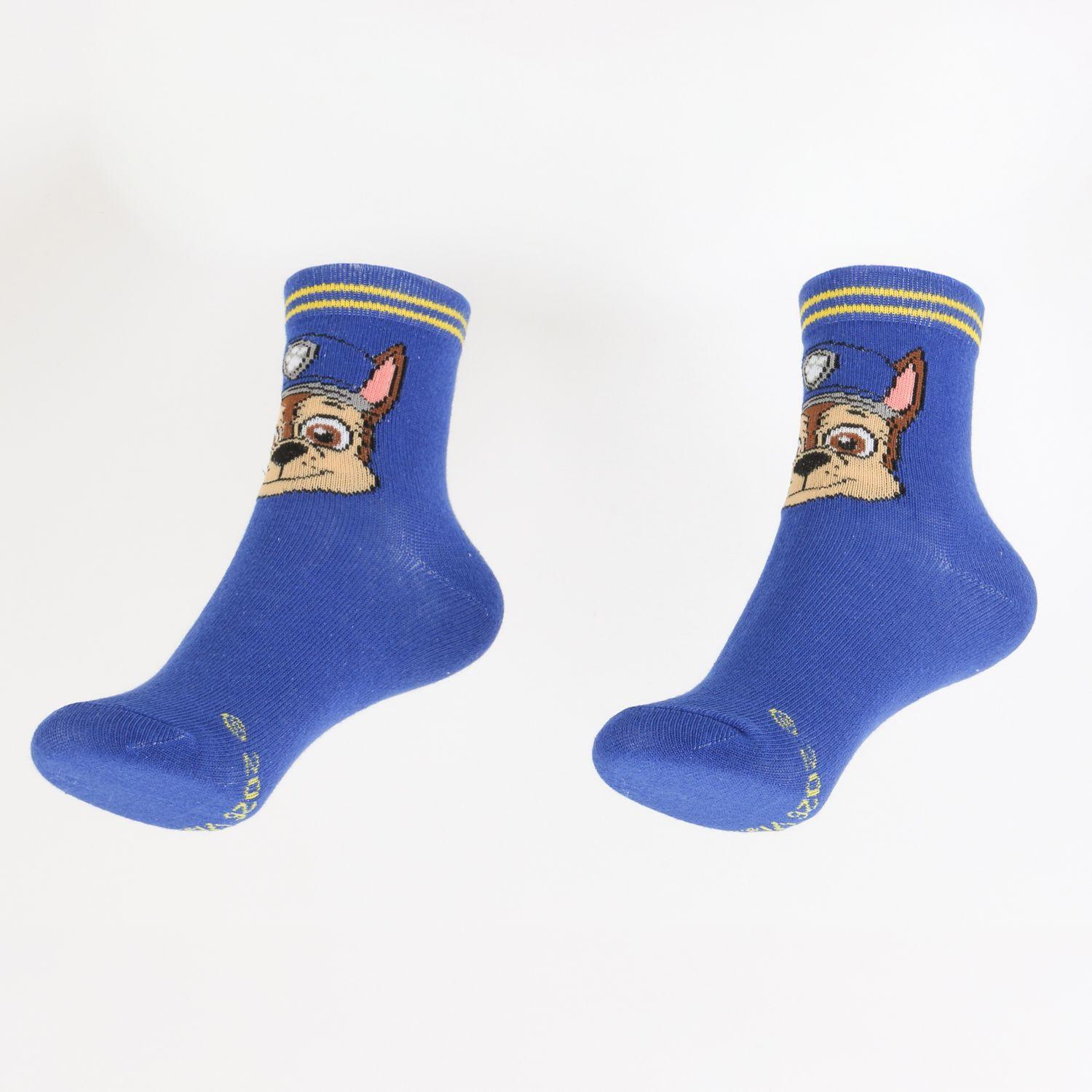 Tripack Calcetines Niño Azul Chase & Marshall Paw Patrol-9