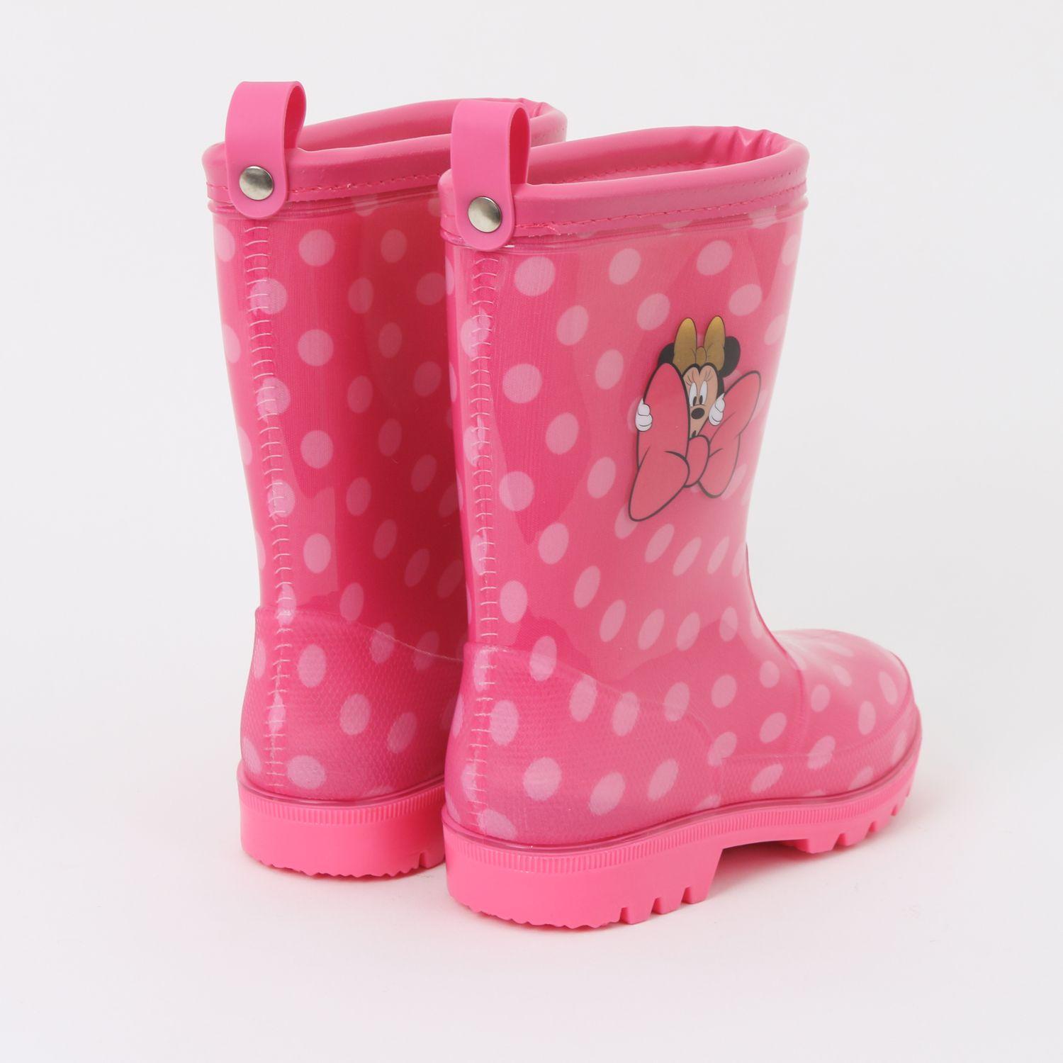 Bota de Agua Niña Cinta Minnie Rosado Disney-2