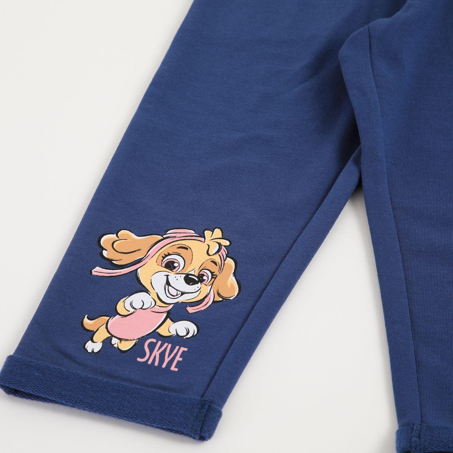 Pantalón de Buzo Niña Paw Patrol Skye Azul Marino-3