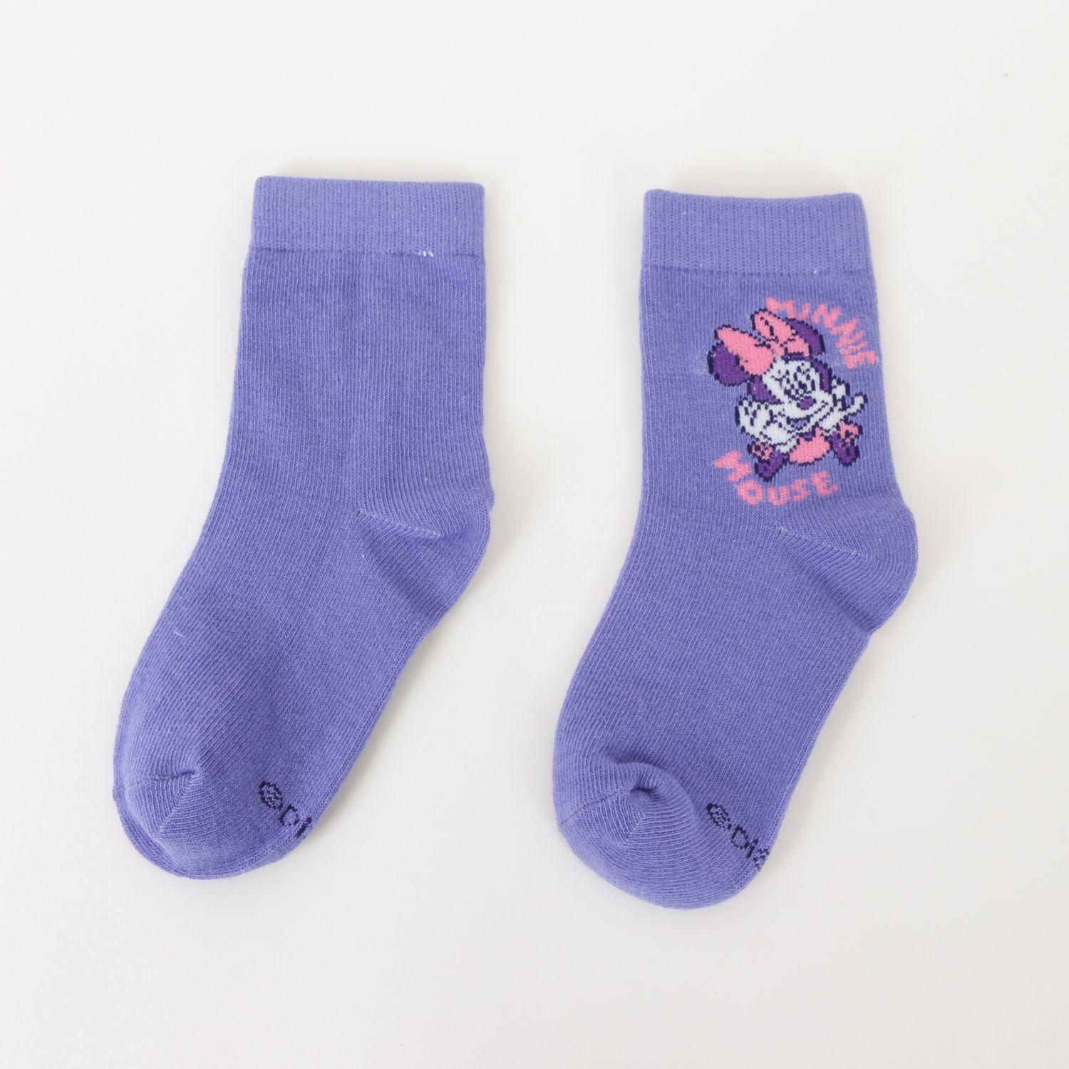 Tripack Calcetines Niña Blanco Minnie & Daisy Disney-5