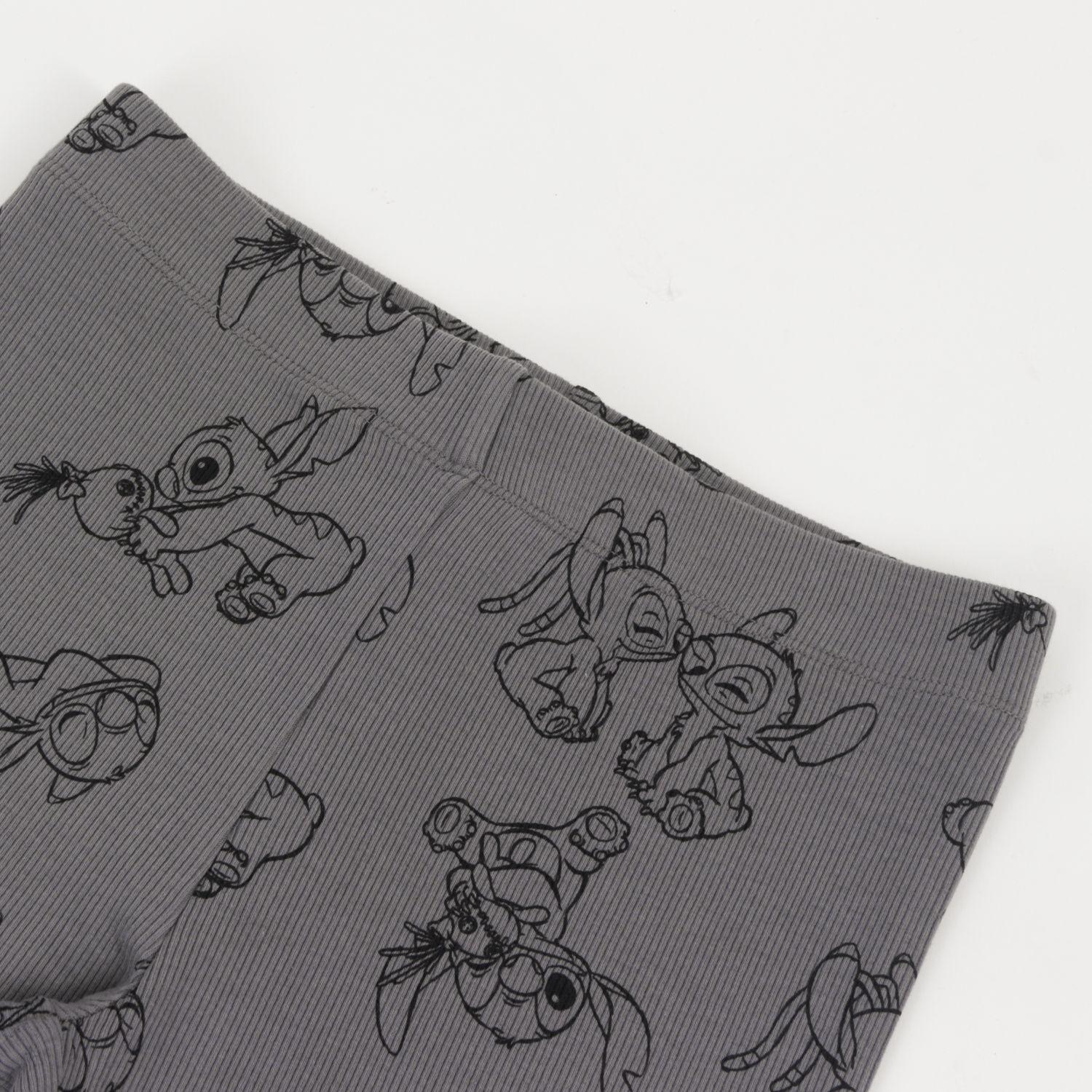 Calza Niña Lineal Lilo & Stitch Gris Disney-2