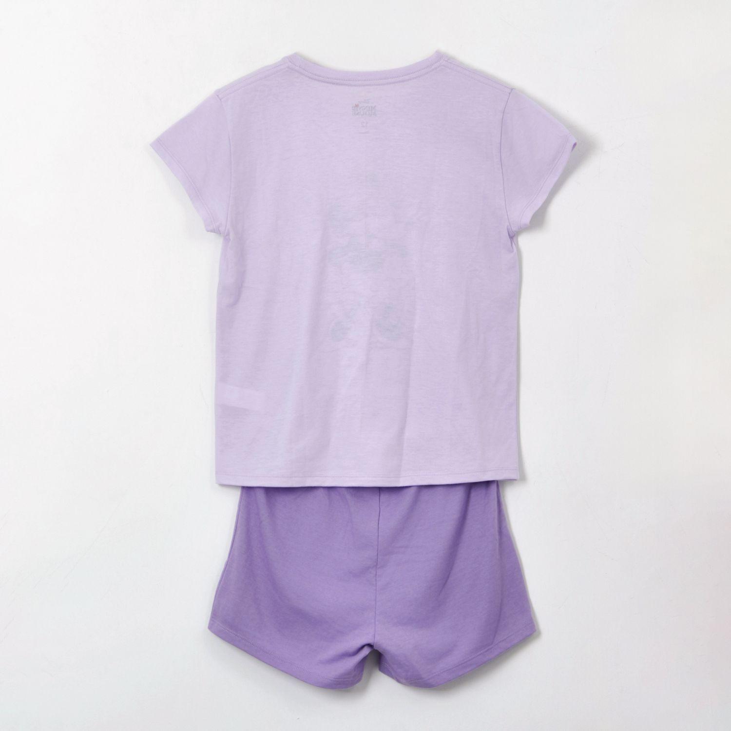 Pijama Manga Corta Teen Rosado 1928 Minnie Disney-1