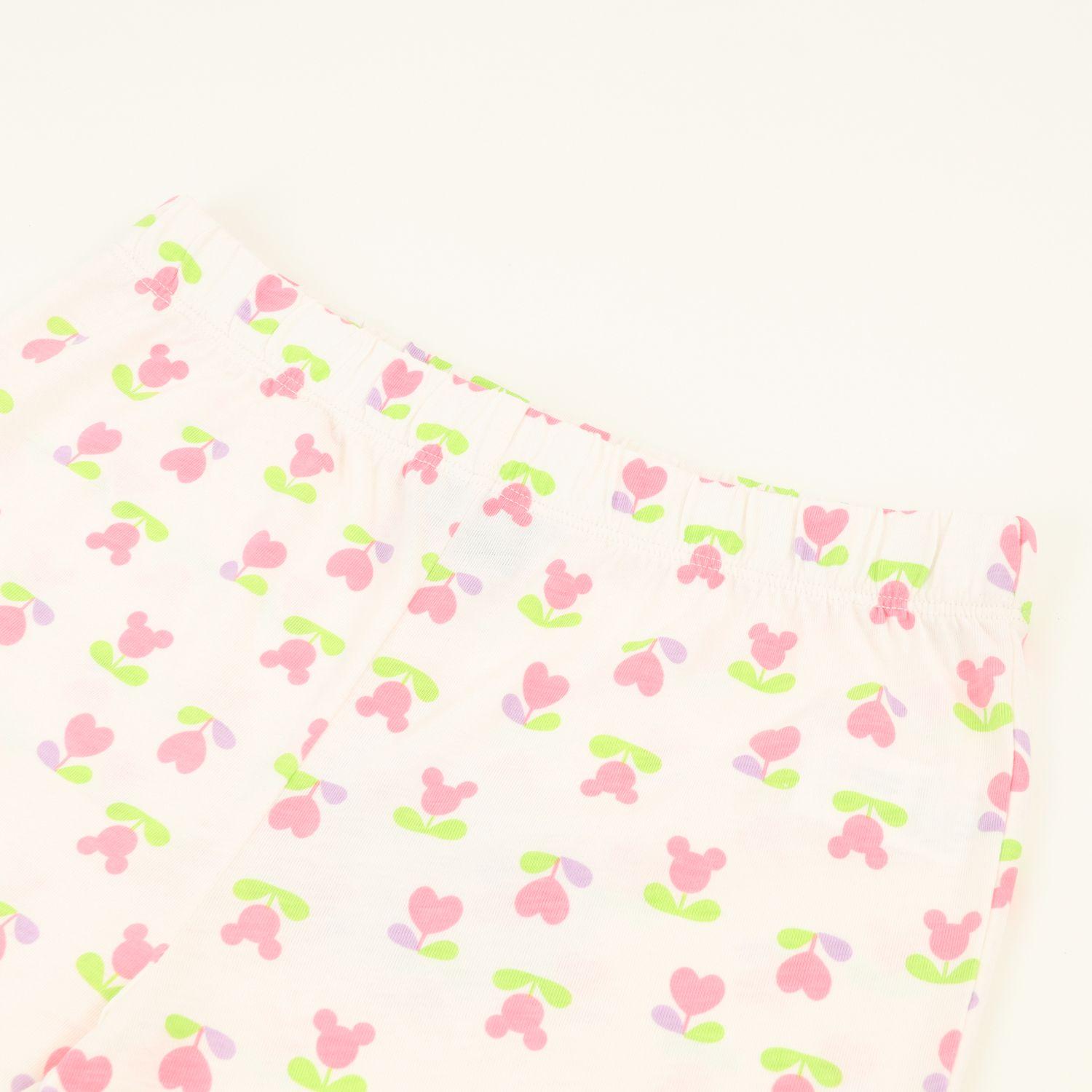 Conjunto Pijama Niña Minnie Flowers Beige Disney-2