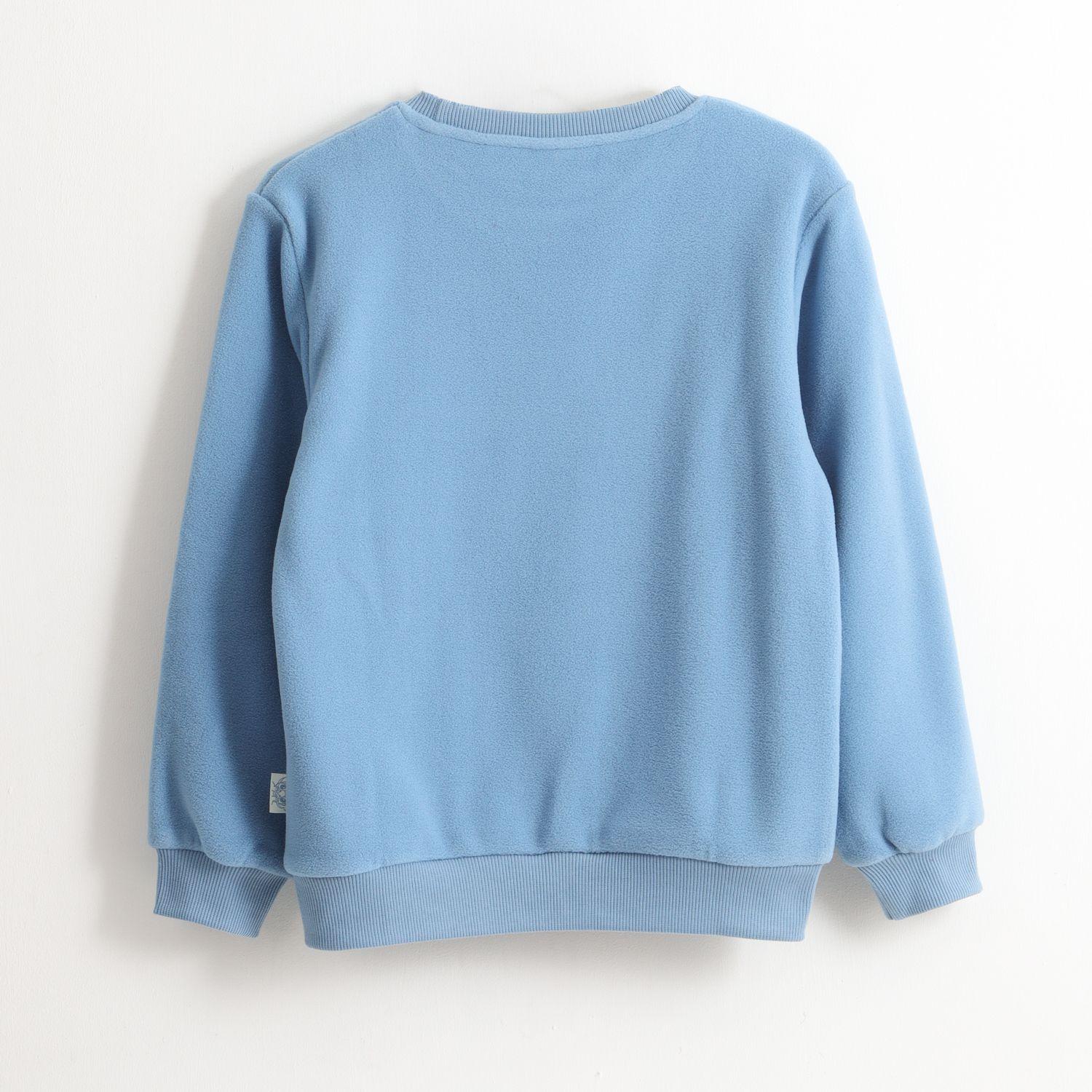 Polar Niña Diseño Frontal Lilo & Stitch Celeste Disney-1