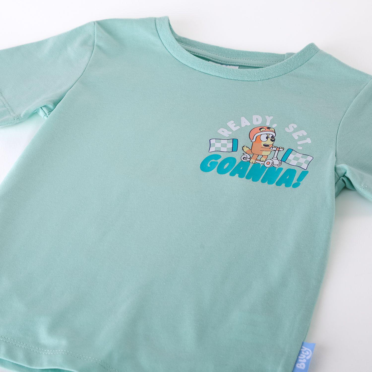 Conjunto Niño Bingo & Bluey Frente Verde-2