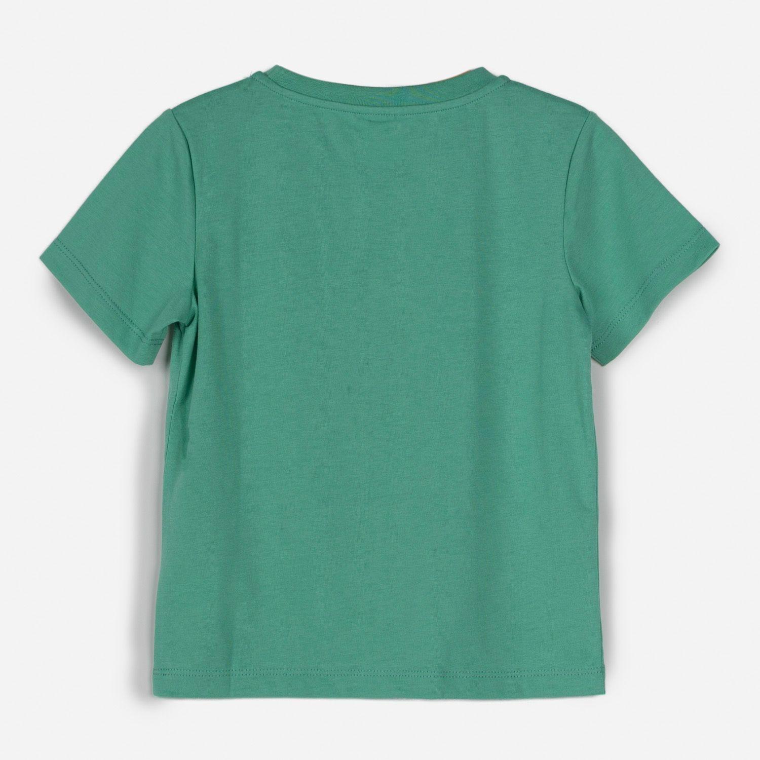 Polera Manga Corta Niño Brillante Verde Paw Patrol-1