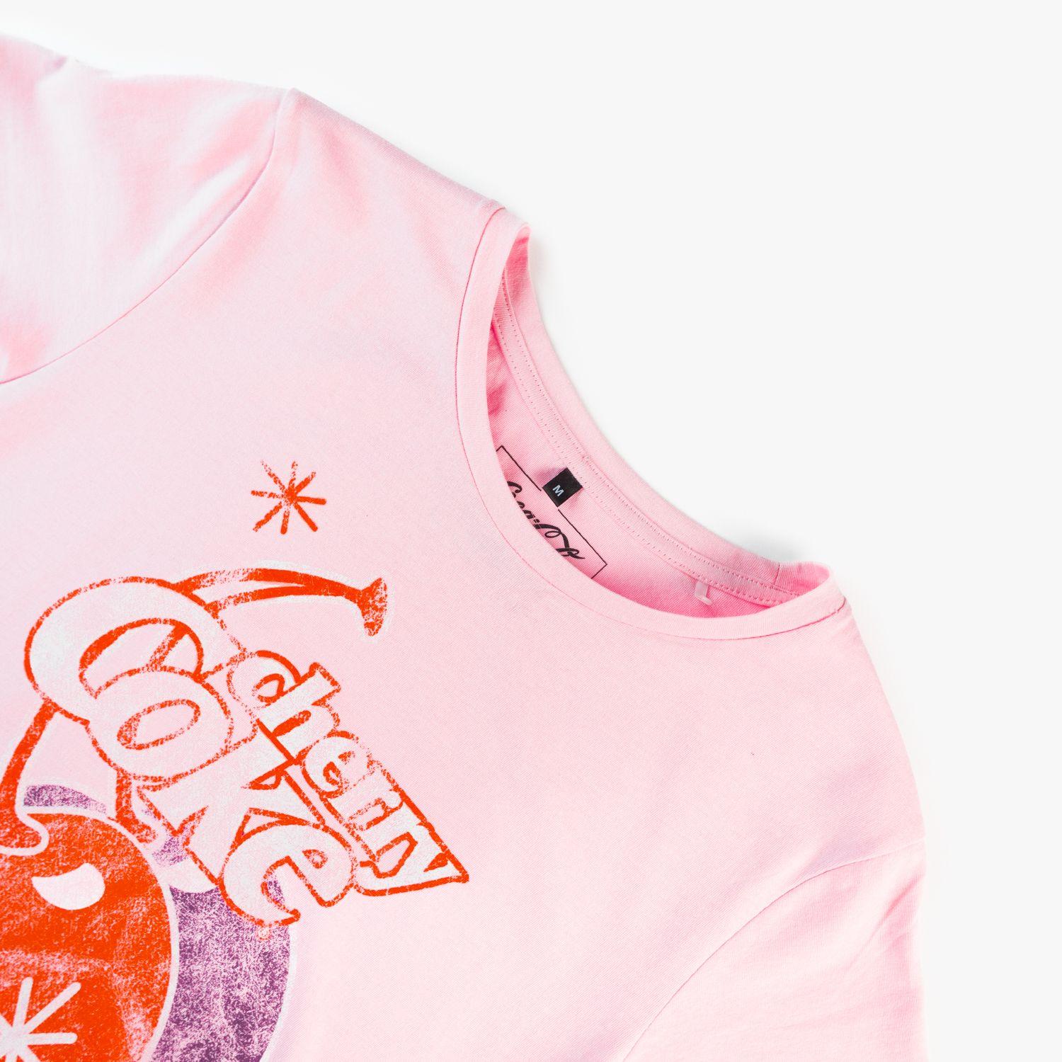 Polera Mujer  Coca Cola Cherry Rosado-1