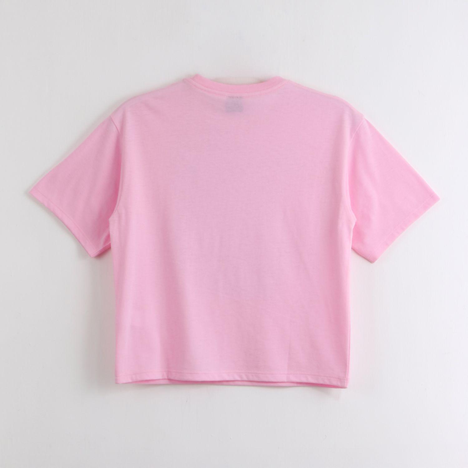 Polera Manga Corta Niña Rumi Cute Rosado Kpop Demon Hunters-1
