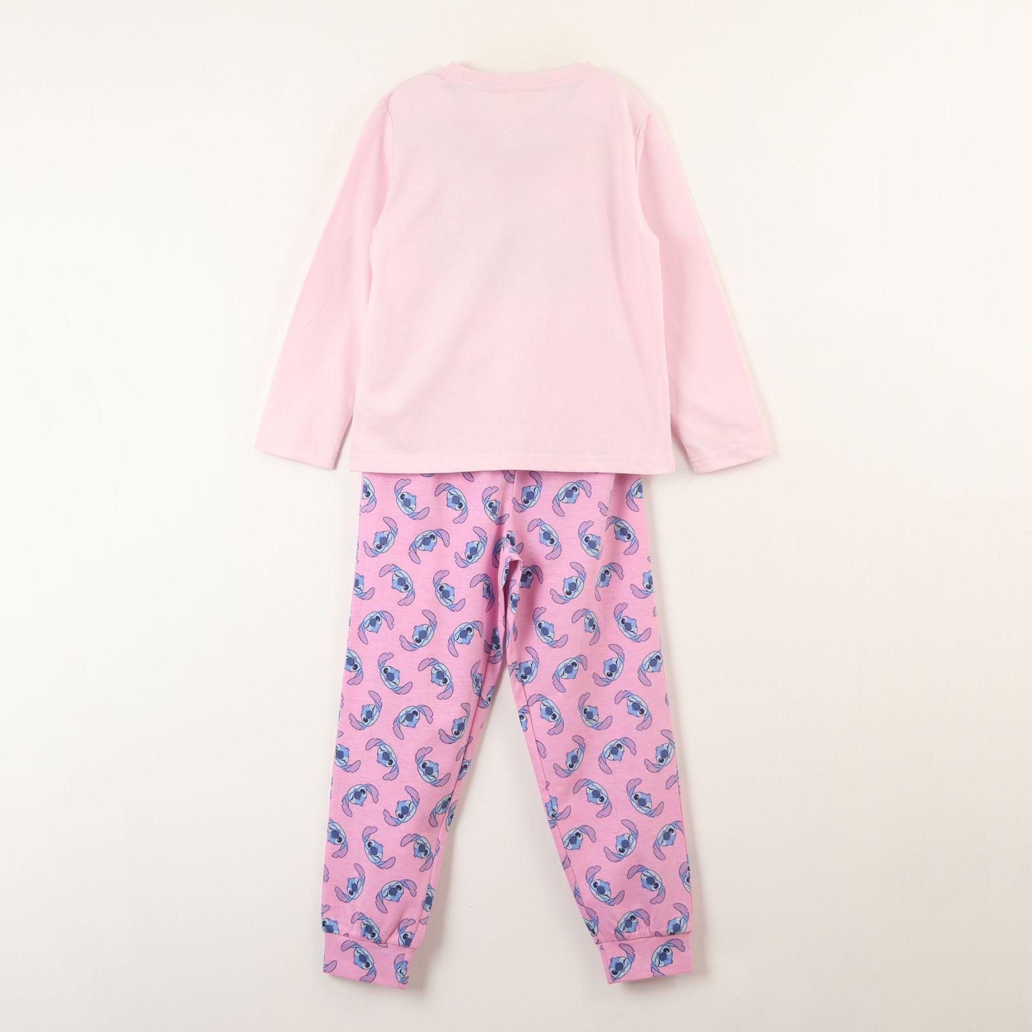 Conjunto Pijama Niña Lilo & Stitch Guiño Rosado Disney-3