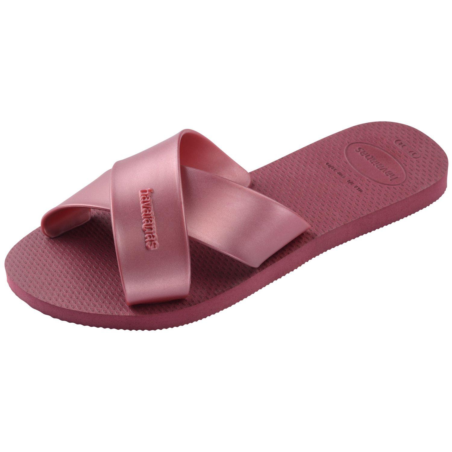 Sandalia Mujer Aqua Metallic Amaranto Havaianas-1