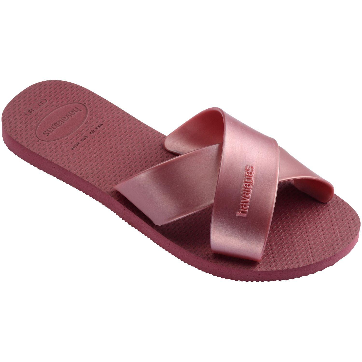 Sandalia Mujer Aqua Metallic Amaranto Havaianas-5