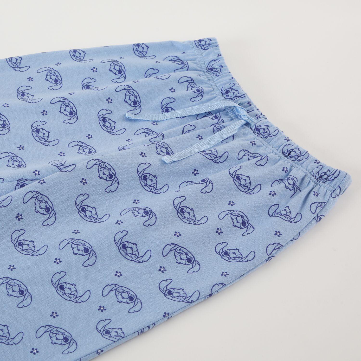 Conjunto Pijama Buzo Niña Lilo & Stitch One Celeste Disney-4
