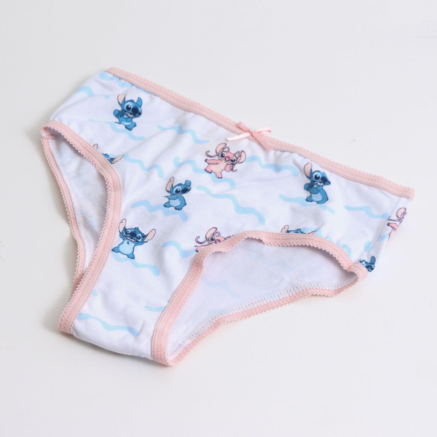 Tripack Calzón Niña Full Print Lilo & Stitch Celeste Disney-2