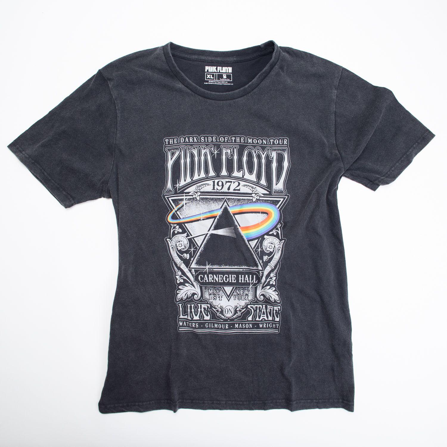 Polera Hombre Pink Floyd Prisma Gris-0