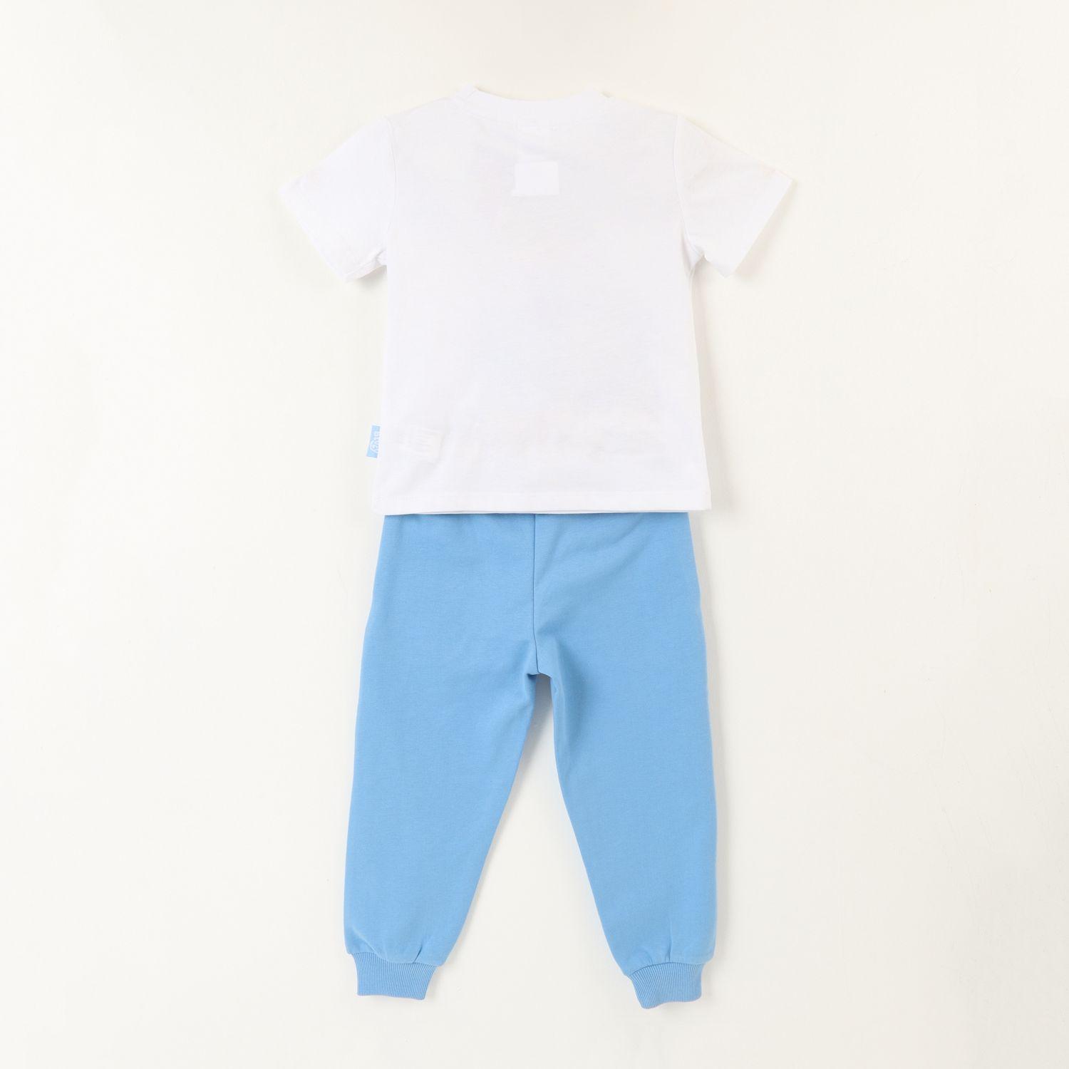 Conjunto Niño Sideways Blanco Bluey Y Su Familia-3