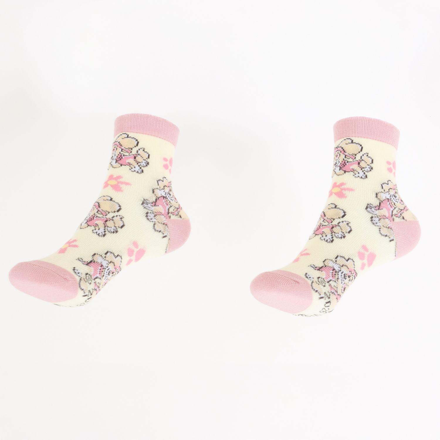 Tripack Calcetines Niña Rosado Skye Paw Patrol-8