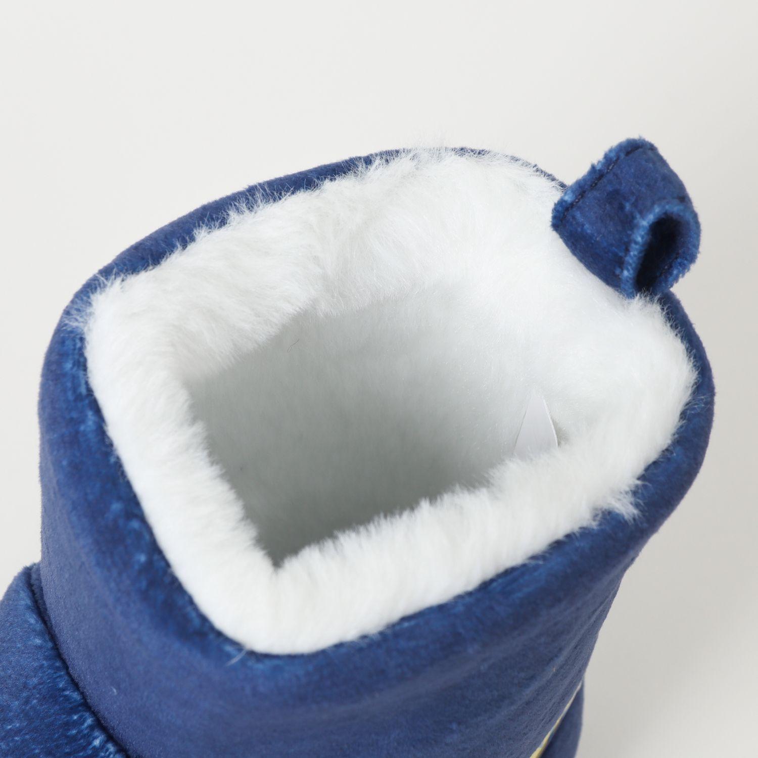 Pantufla Bota Niño Face Azul Sonic-3
