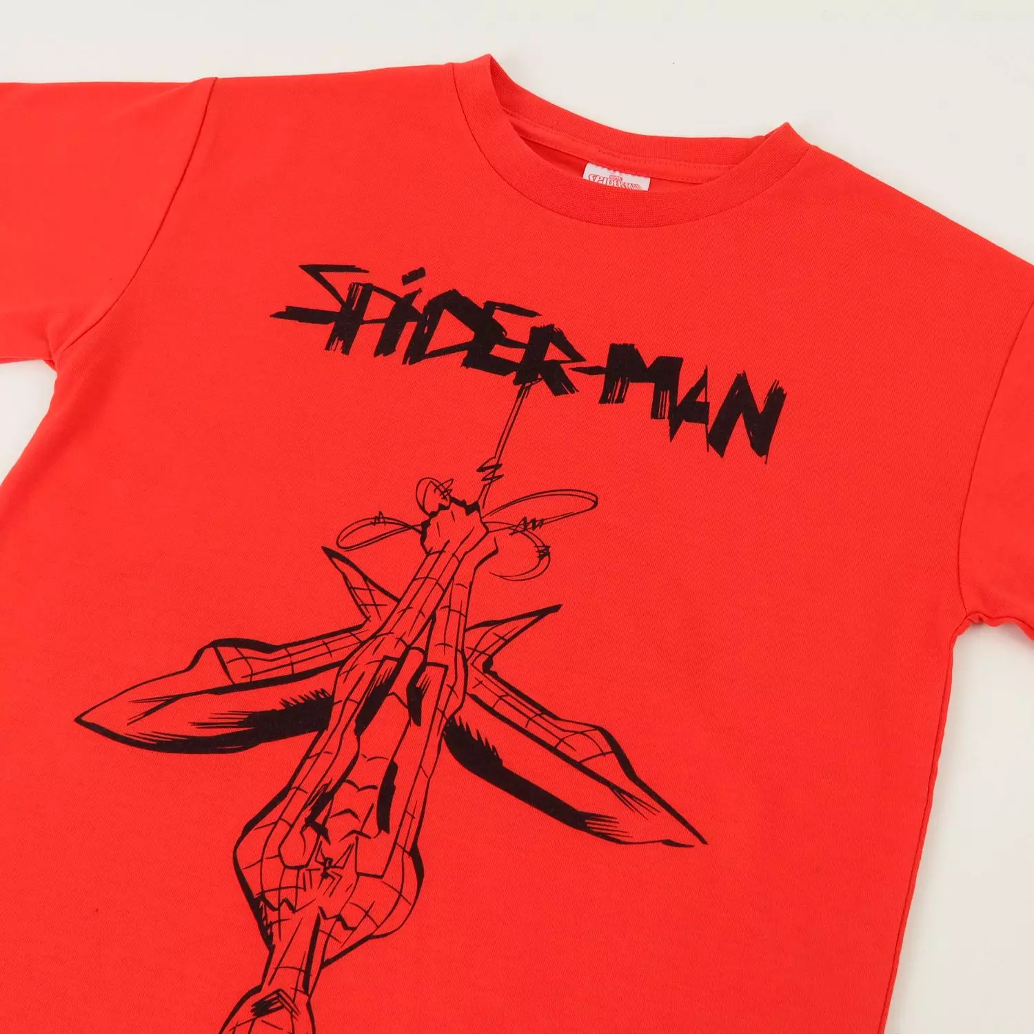 Polera Manga Corta Niño Rojo Lineal Spiderman Marvel-2