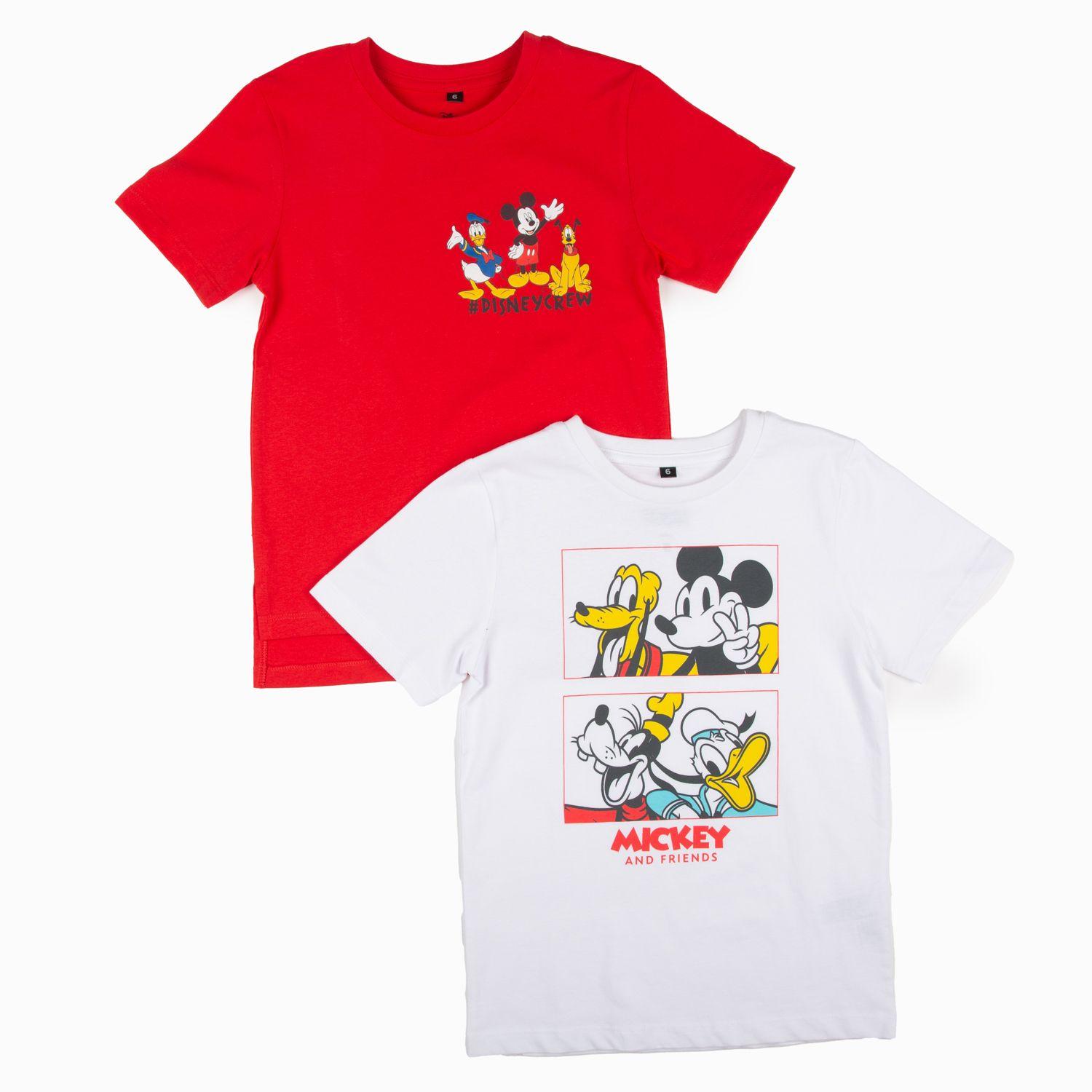 Pack Poleras Niño Mickey y sus Amigos Rojo Disney-2