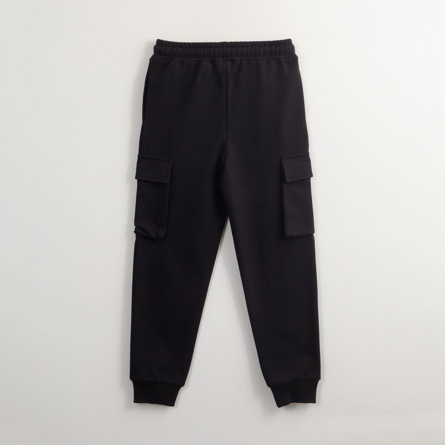 Pantalon Cargo De Buzo Niño Mickey M Negro Disney-2
