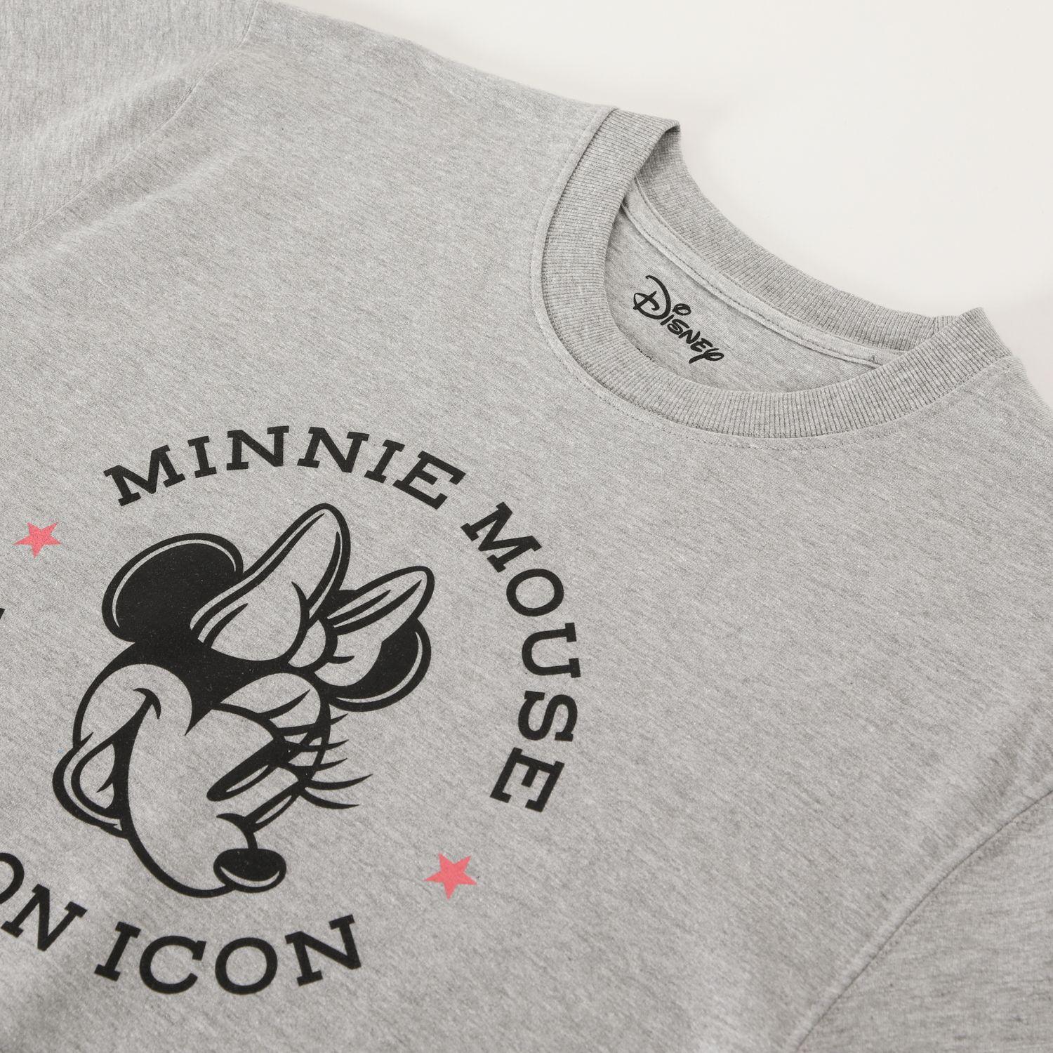 Poleron Cerrado Mujer Fashion Icon Gris Minnie-1