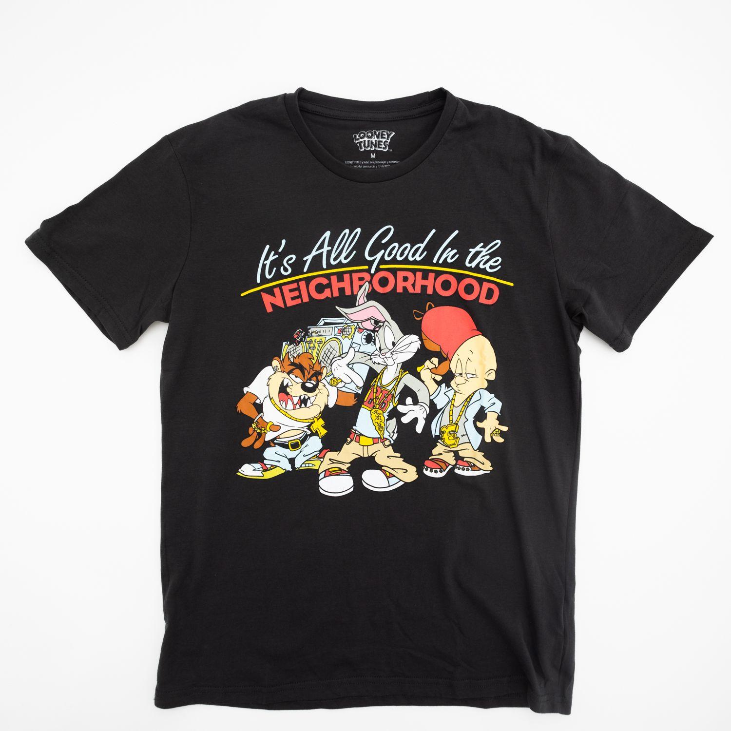 Polera Hombre Streetwear Gris Looney Tunes-0