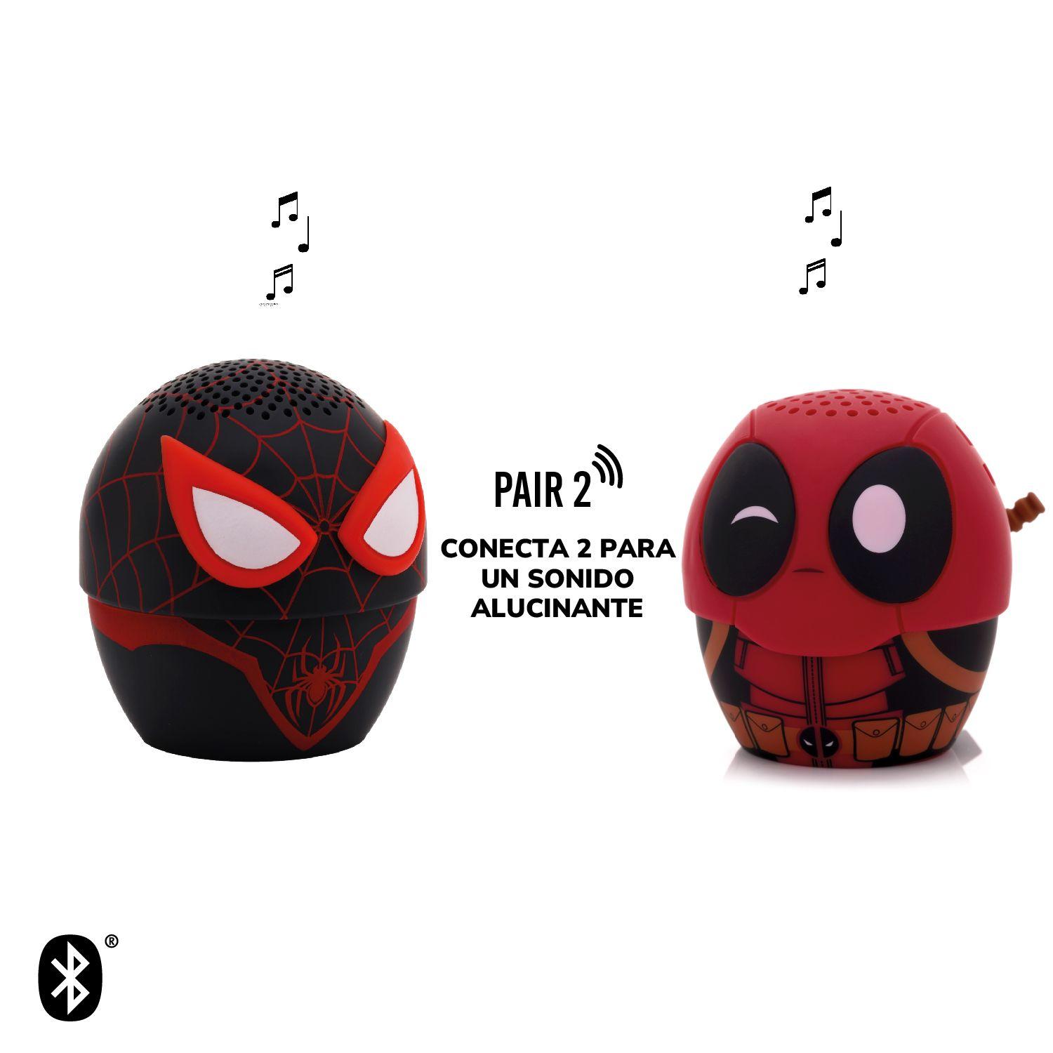 Parlante Bluetooth Portatil Miles Morales Marvel Bitty Boomers-3