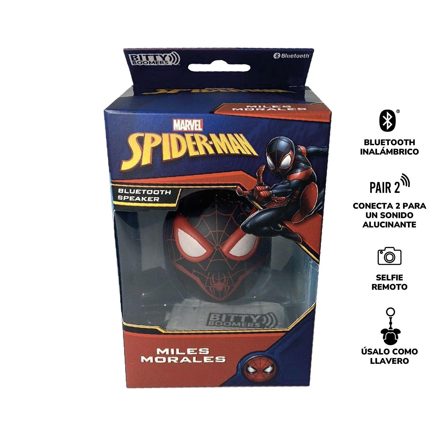 Parlante Bluetooth Portatil Miles Morales Marvel Bitty Boomers-4