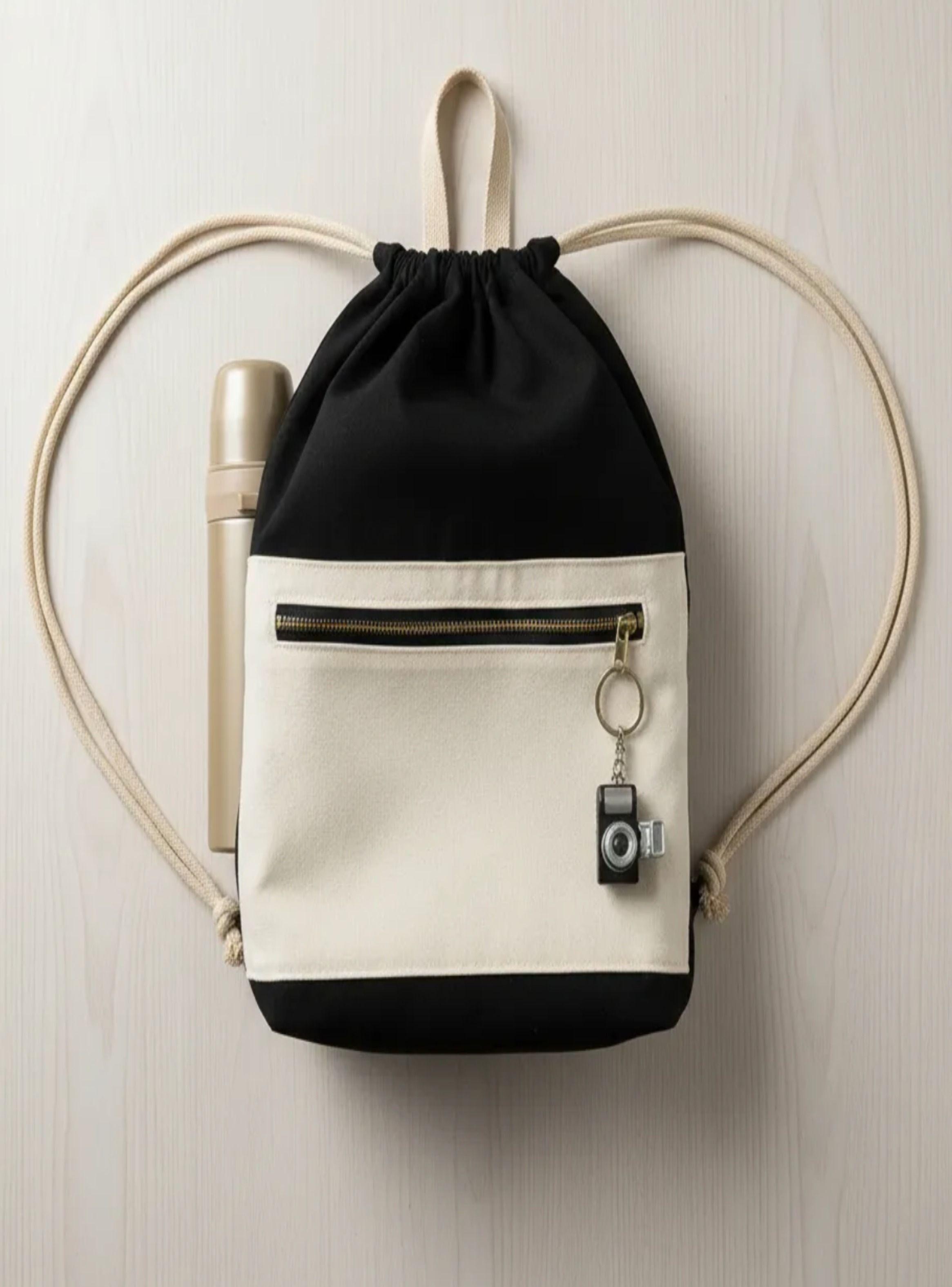 Mochila Escolar de lona 40x30 cm Confección Nacional-2