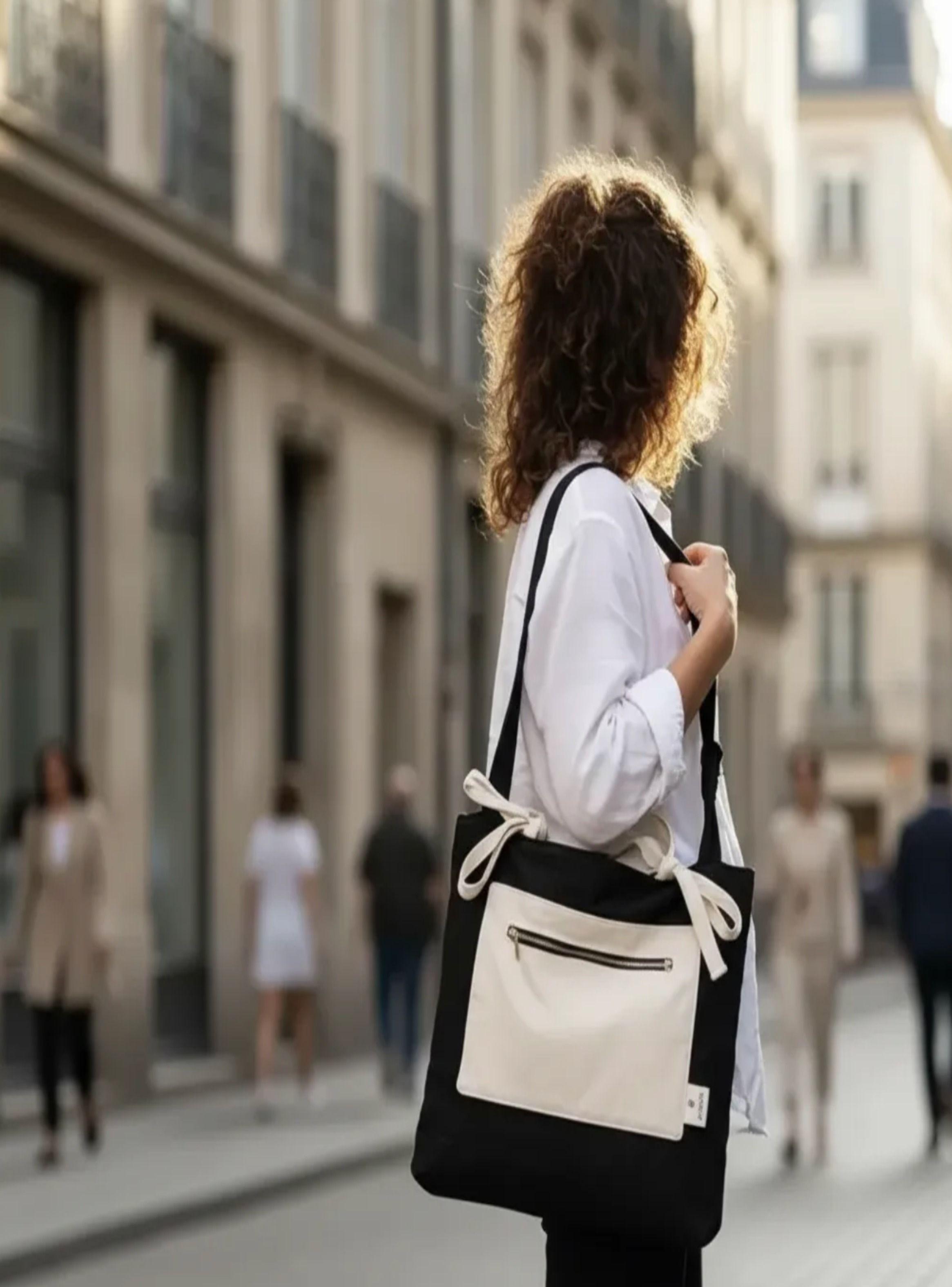 Tote Bag Carolina Bou de Lona con forro Impermeable-2