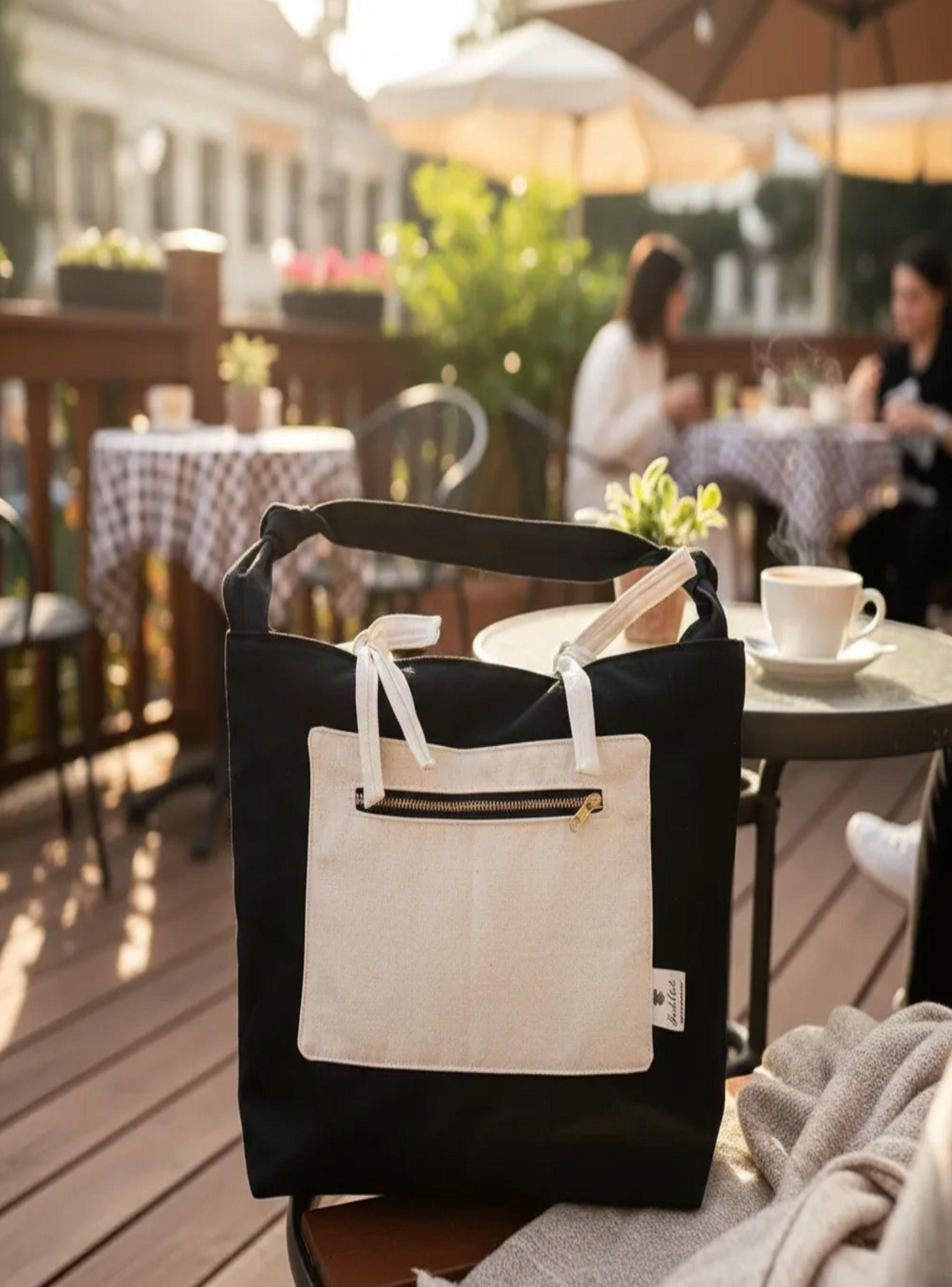 Tote Bag Carolina Bou de Lona con forro Impermeable-3