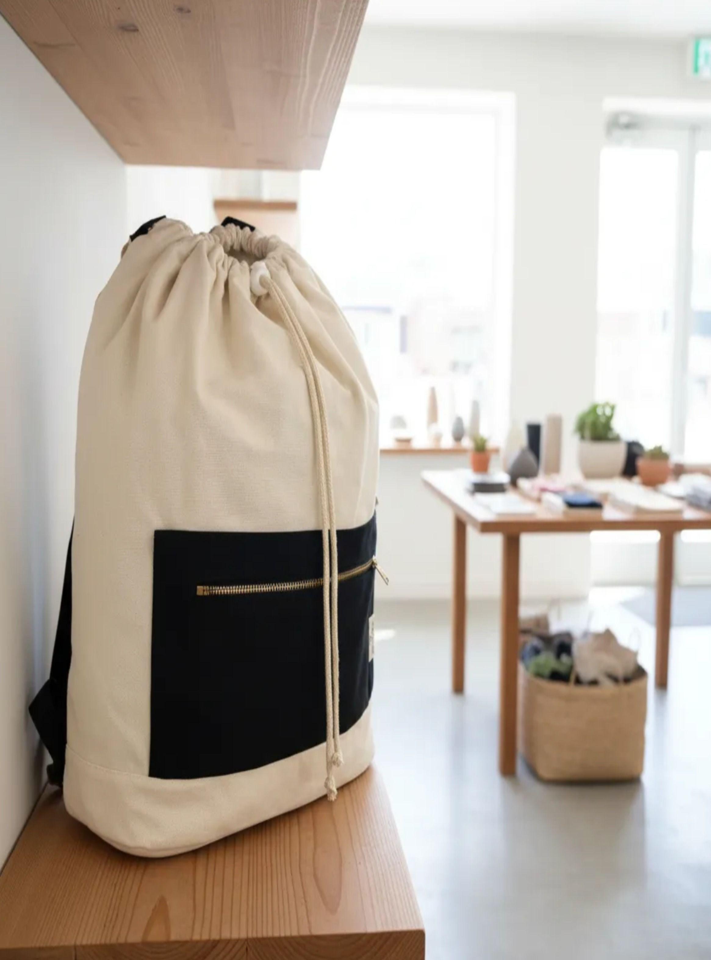 Mochila lona exterior y forro algodón Diseño Chileno-3