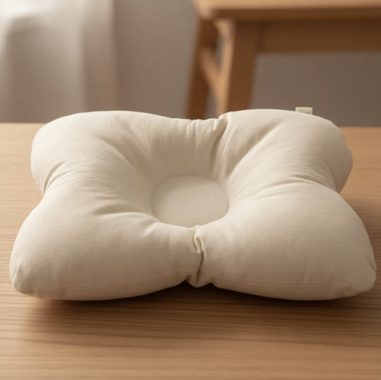 Almohada Anti-plagiocefalia bebé recién nacido 100% algodón relleno antialérgico-5