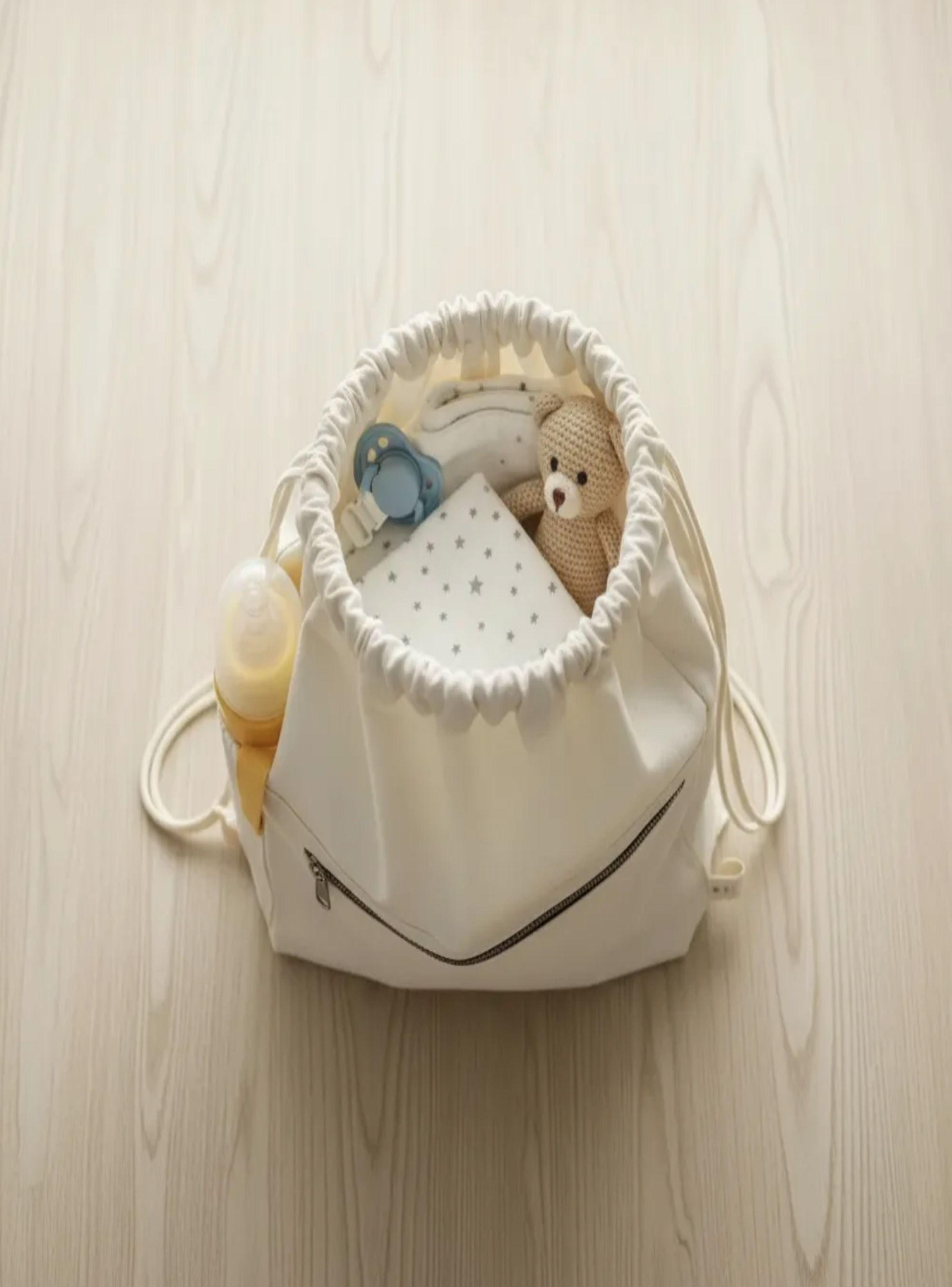 Pañalera Bebé 3 en 1 Bolsa Impermeable y Mudador-3