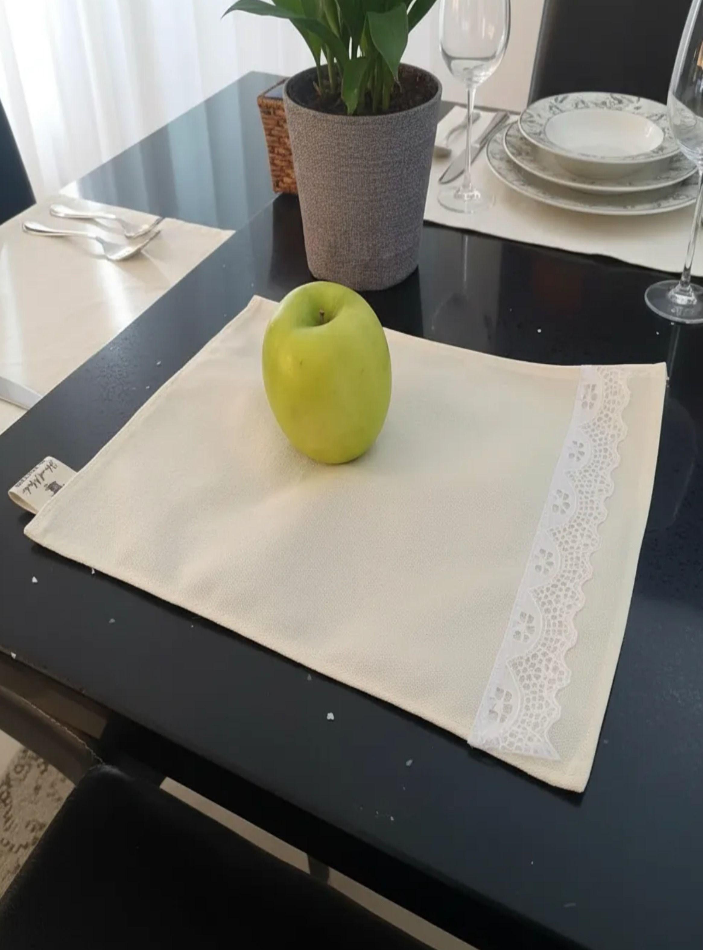 Set 6 individuales tela impermeable 40x30 cm vintage-3