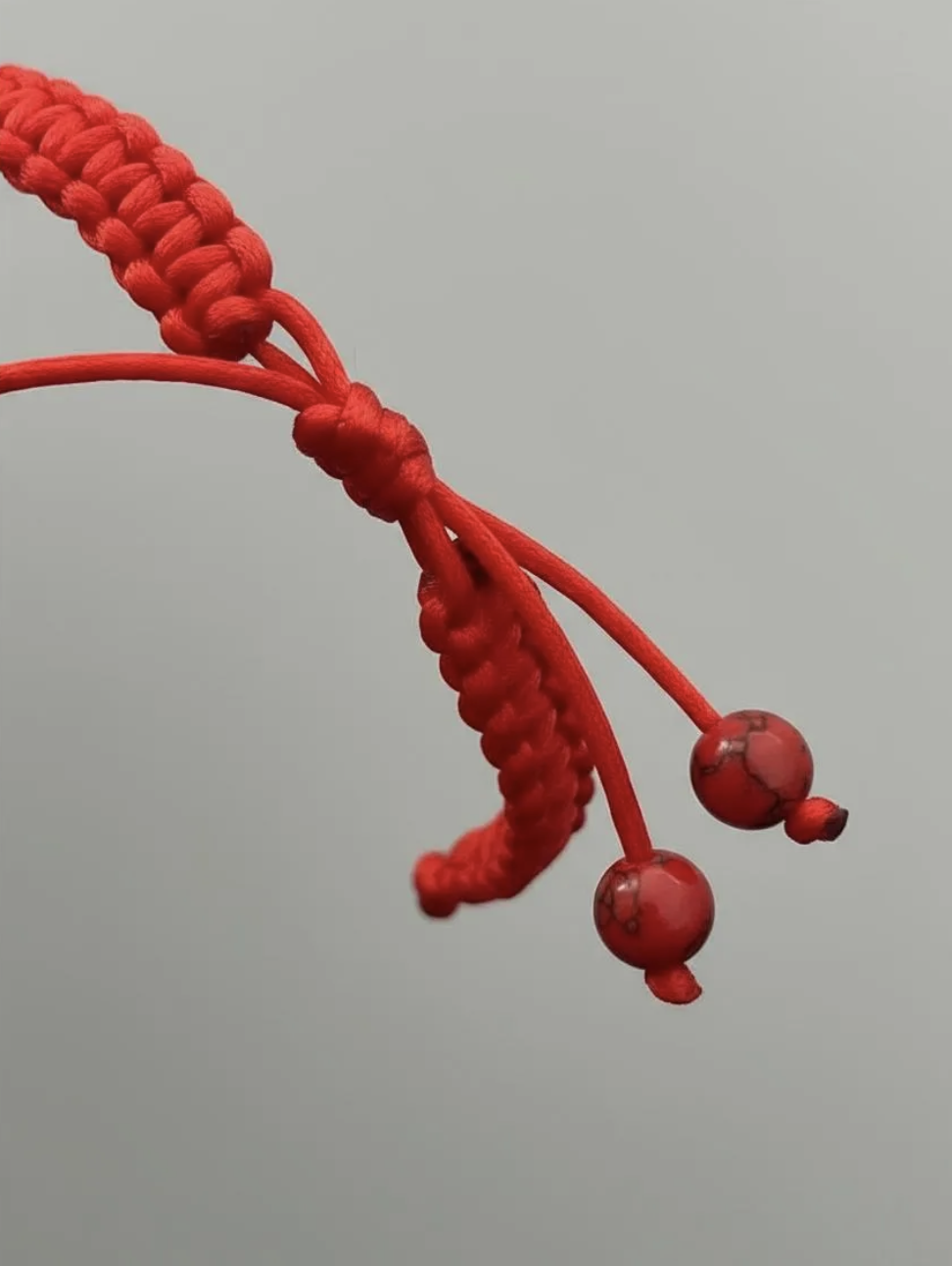 Pulsera roja mujer con dije Infinito de eterno y ilimitado-3