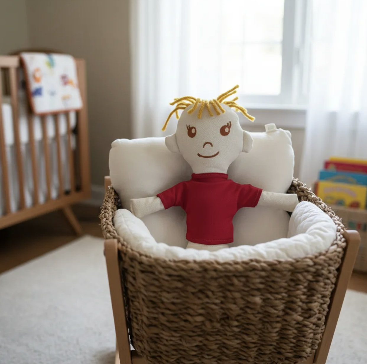 Muñeco Waldorf & Montessori para niño llamado Damián 38 Cm-5