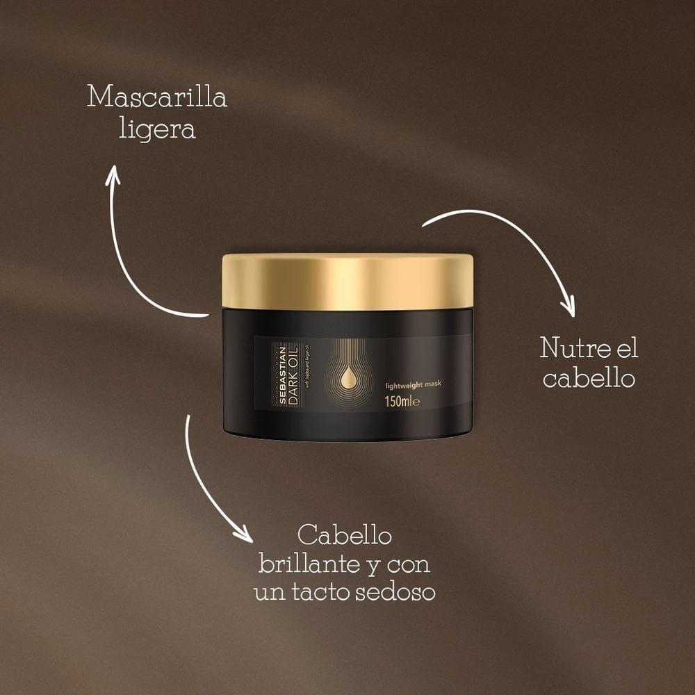 Máscara Dark Oil 150 Ml Sebastian Professional-3