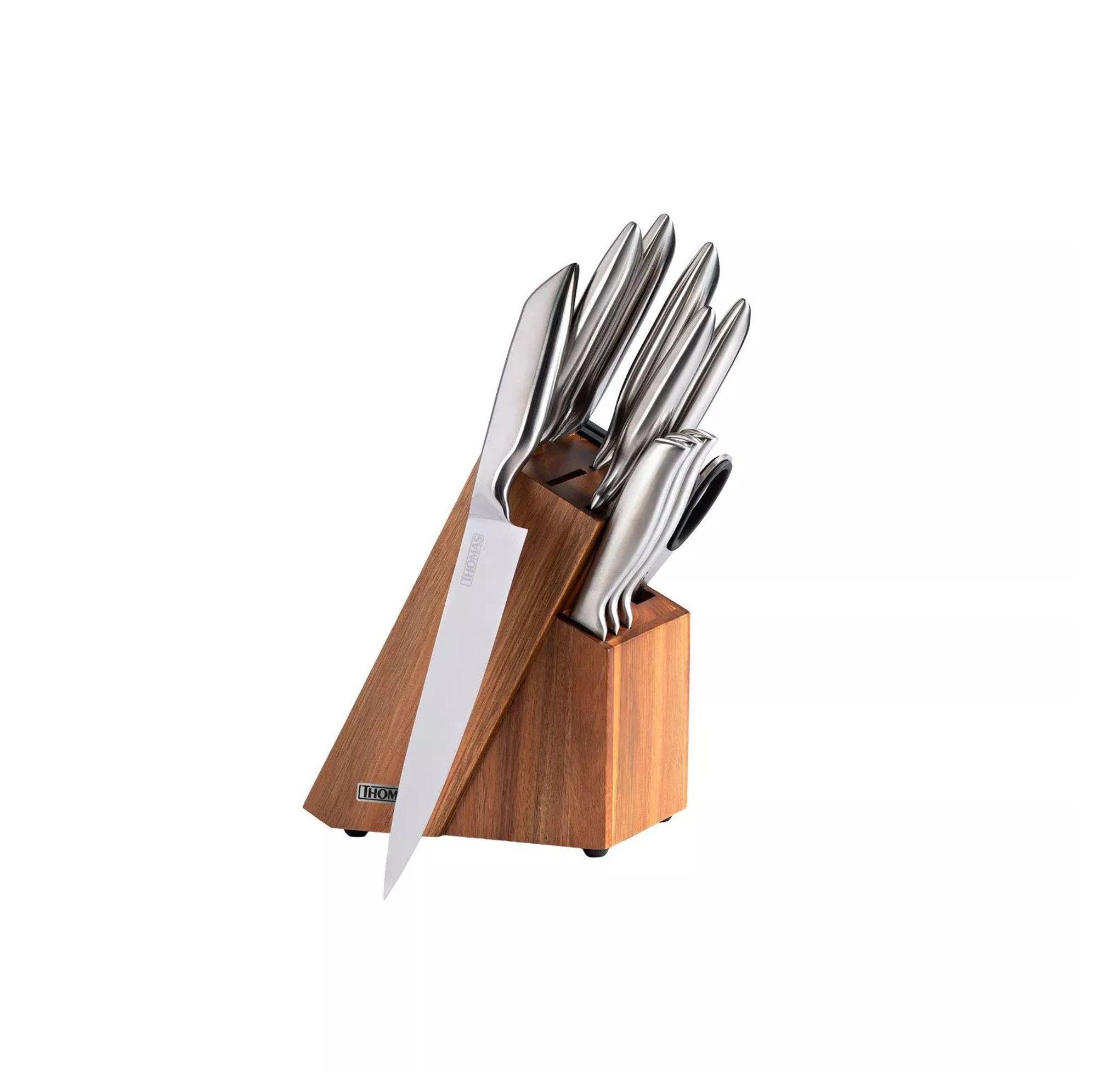 Juego De Cuchillos Acero Inoxidable 11 Pcs Base-0