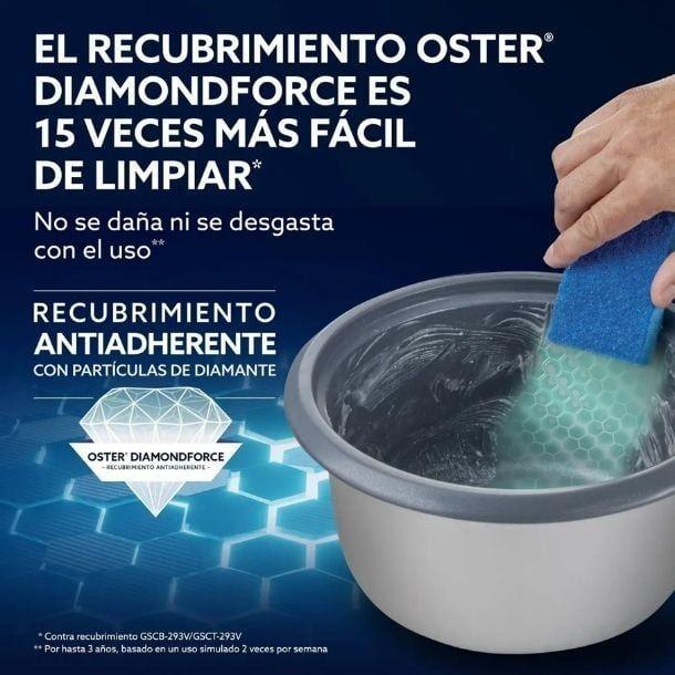 Olla Arrocera Electrica Multifuncional Diamond Force 500w 7 Tazas-5
