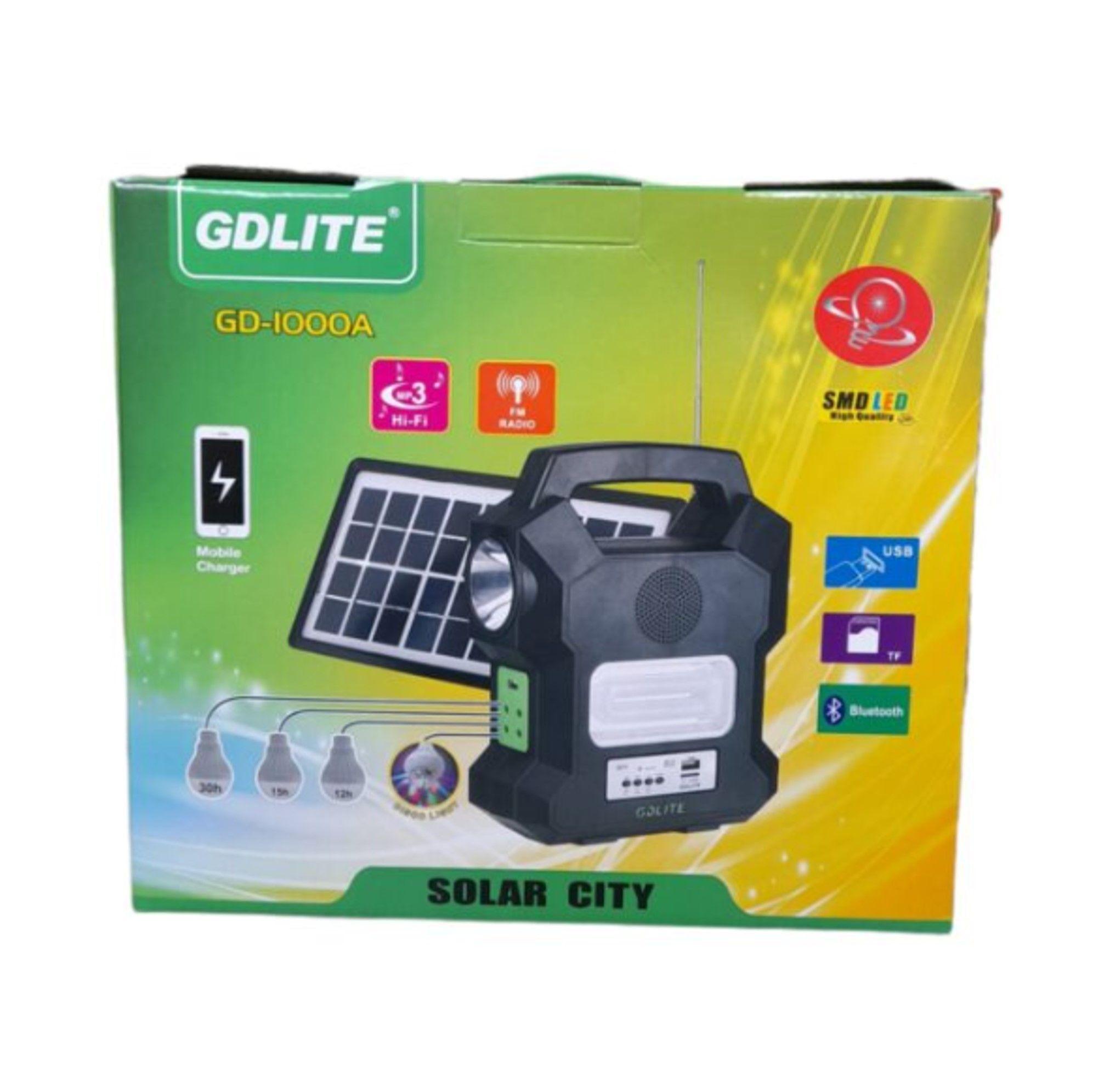 Kit Solar Port til Recargable Camping Mp3 Usb Gd 1000A-3