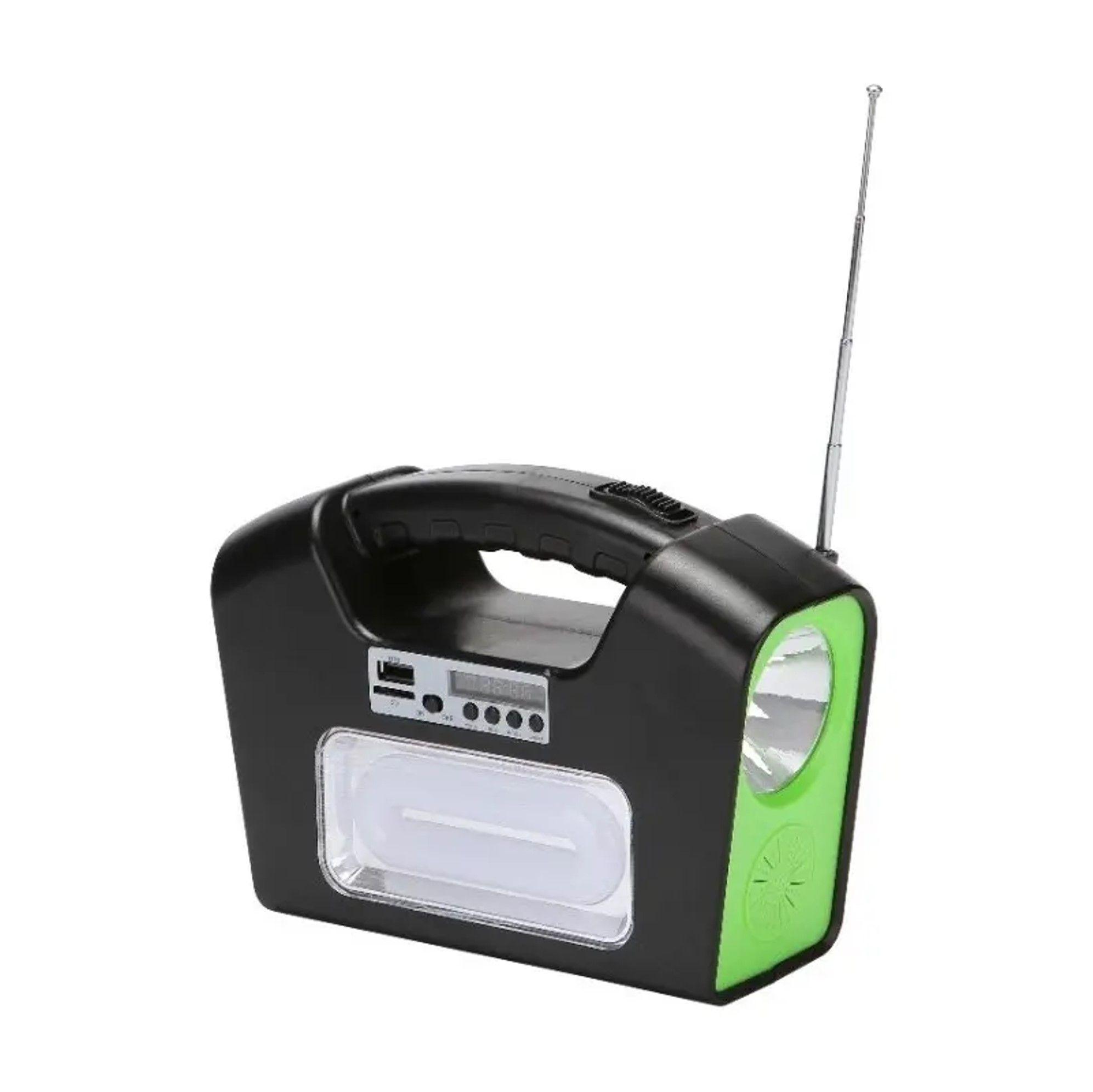 KIT SOLAR CAMPING LAMPARA LED GD 16 6V RECARGABLE BLUETOOTH-3