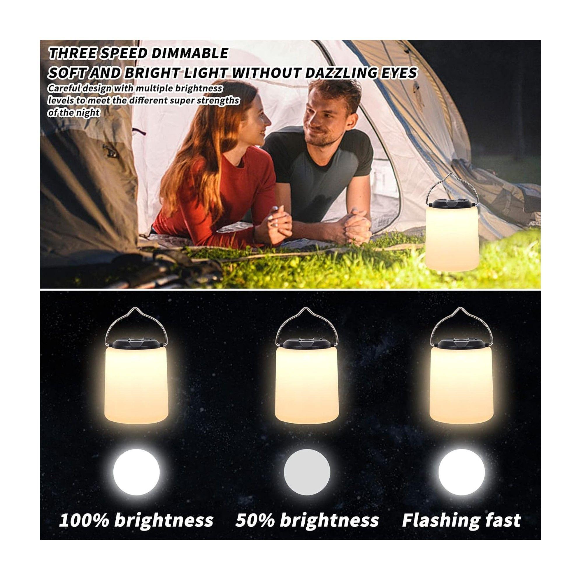 L mpara De Camping LED Linterna Camping Recargable USB-3