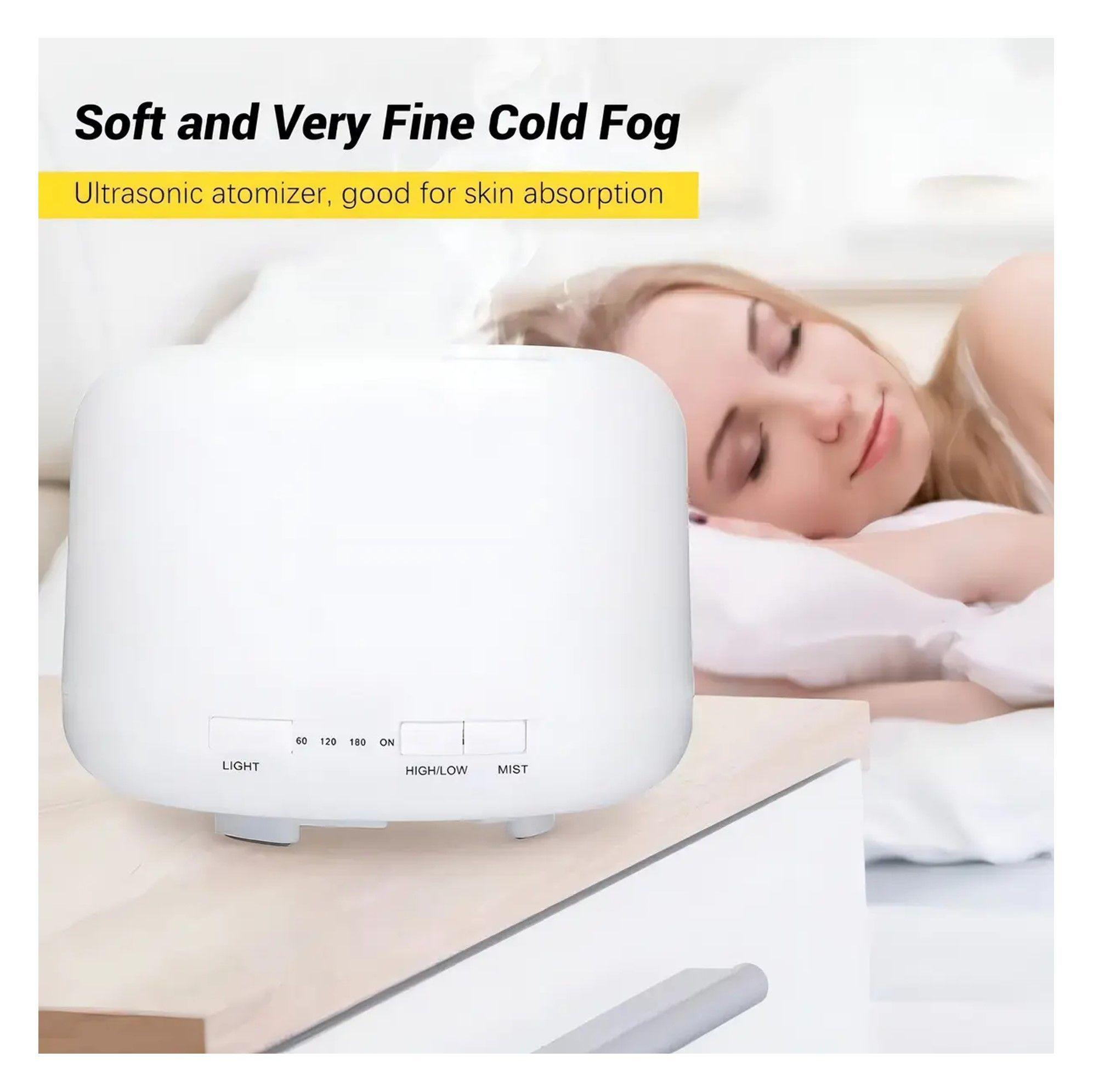 HUMIDIFICADOR ULTRASONICO HUMIFICADOR AIRE DIFUSOR 500ML-2