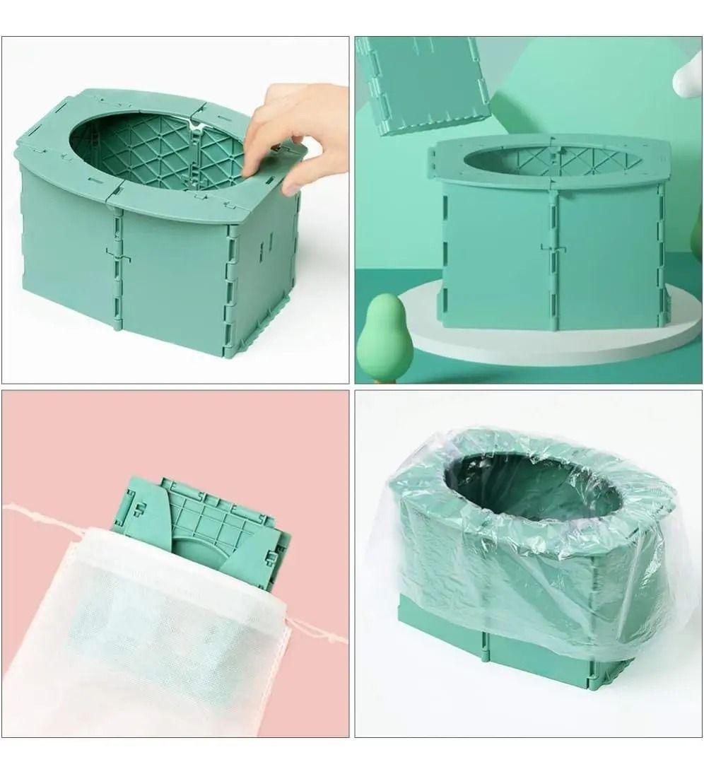 BA O PLEGABLE PORTATIL PARA CAMPING MAS BOLSAS NI OS VIAJE-4