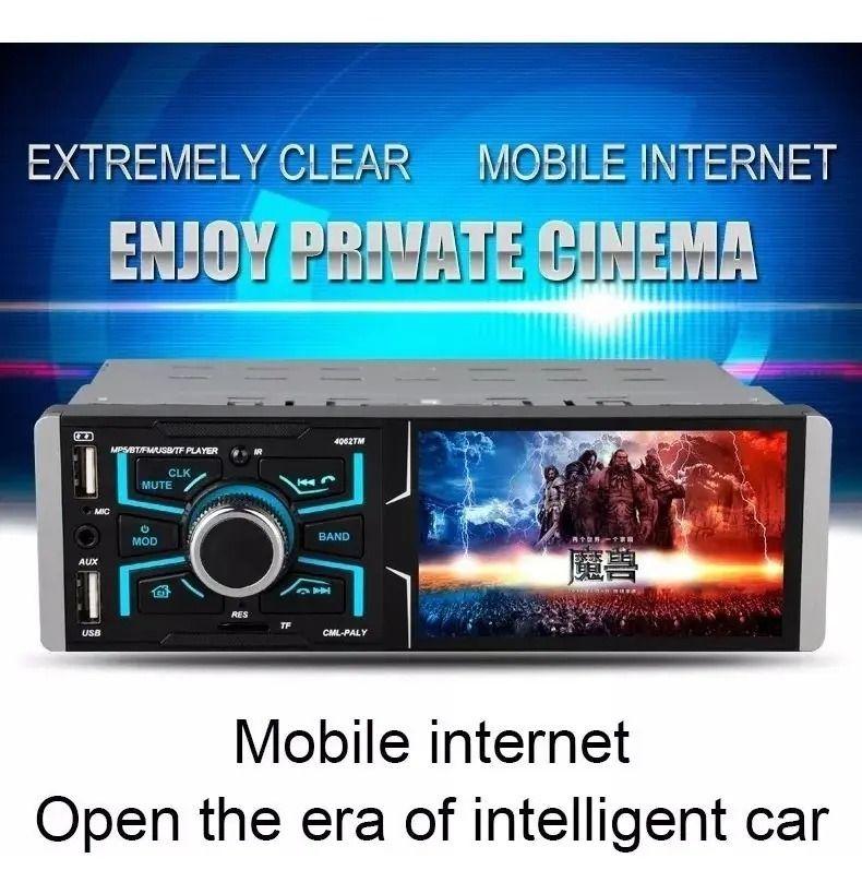 RADIO AUTO 1 DIN CON PANTALLA TACTIL 4 1 BLUETOOTH MP5-7