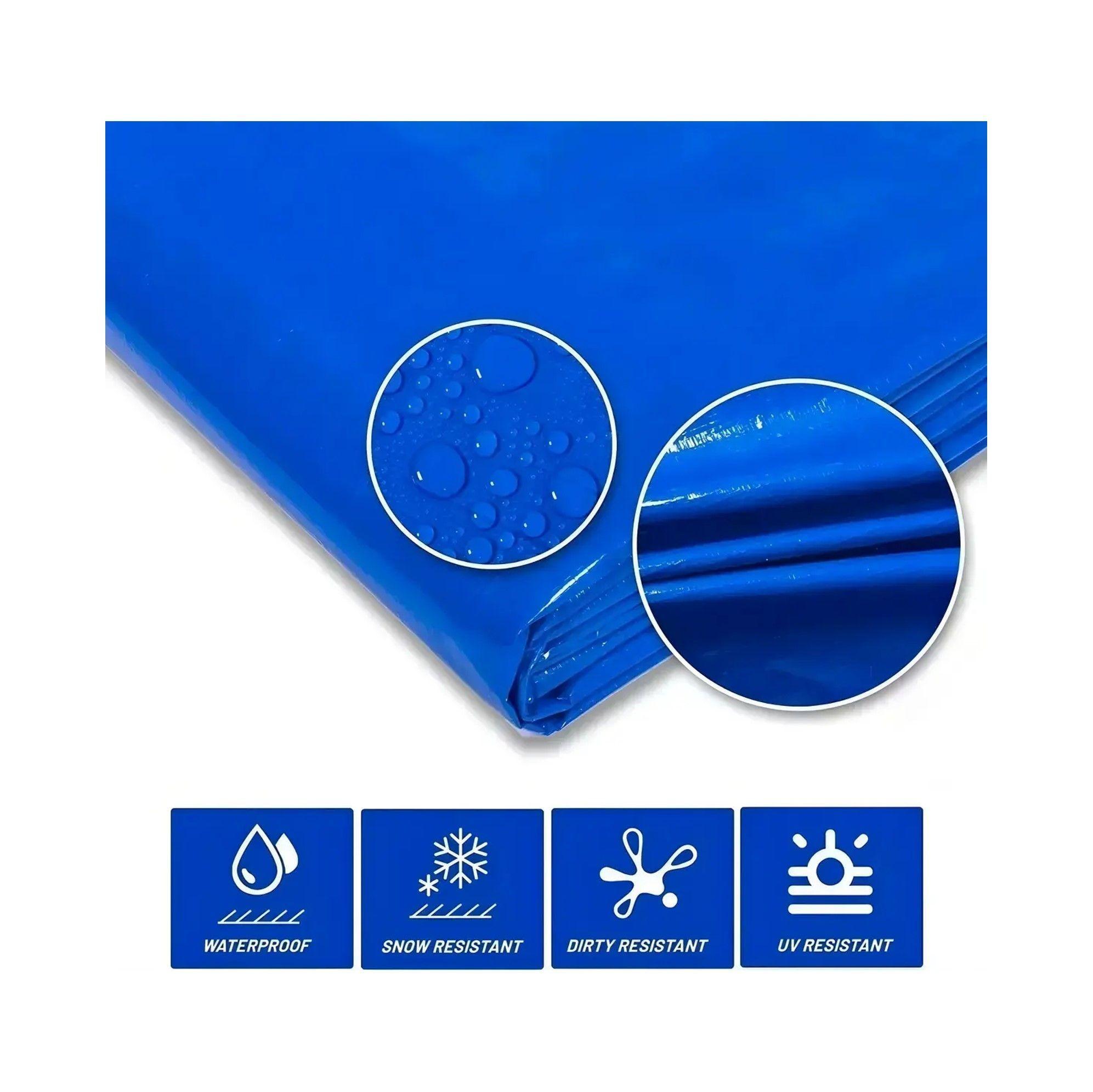 CARPA TOLDO LONA IMPERMEABLE CUBRE AUTOS COBERTOR 4X5 MTS-4