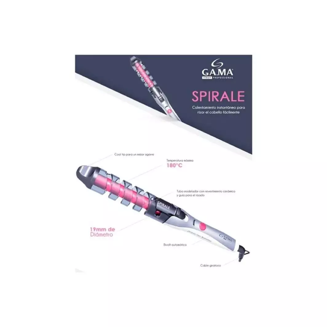 ONDULADOR DE PELO GAMA INNOVA SPIRALE 19mm-1