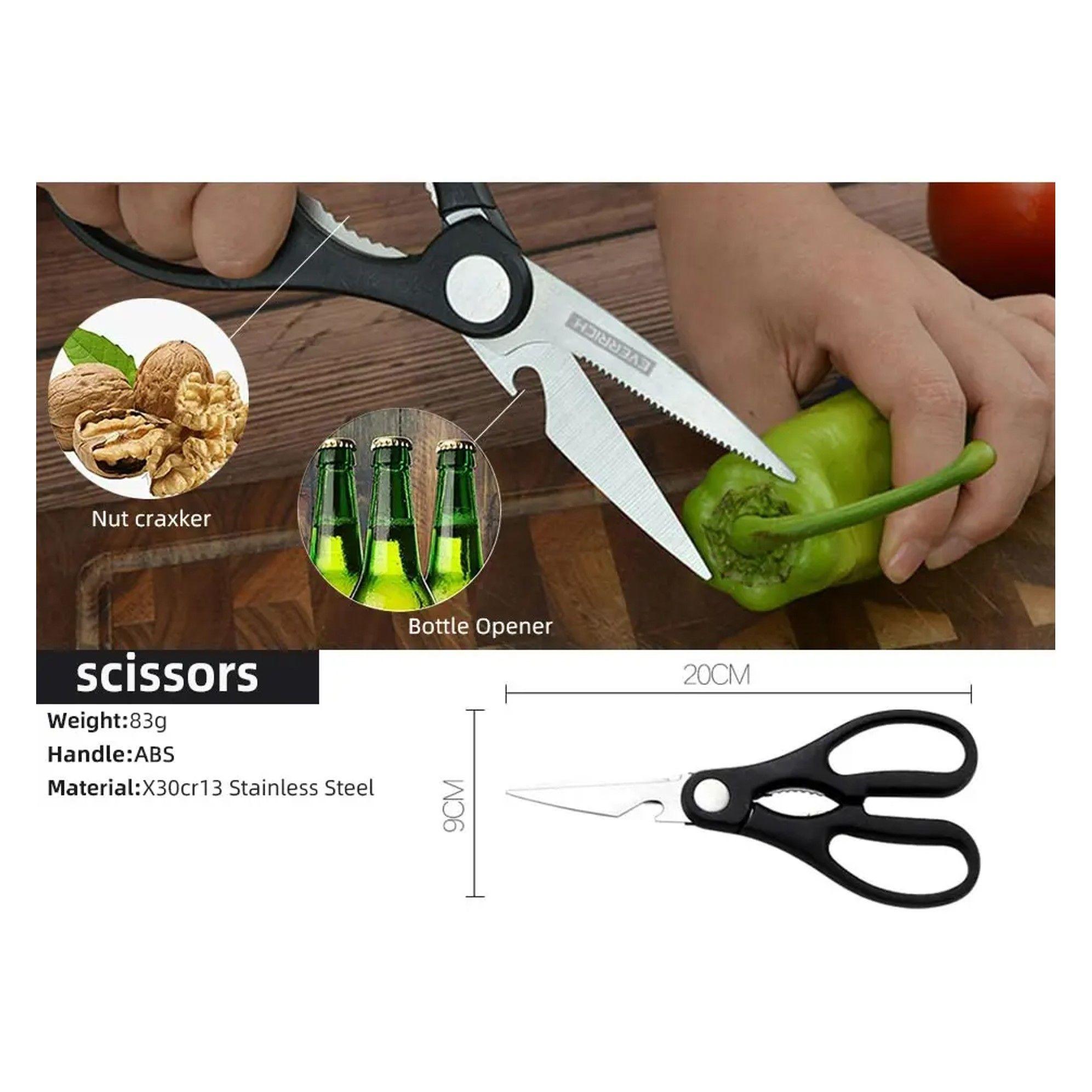 SET CUCHILLOS DE COCINA ASADO ACERO INOXIDABLE FORJADO 6 PCS-3