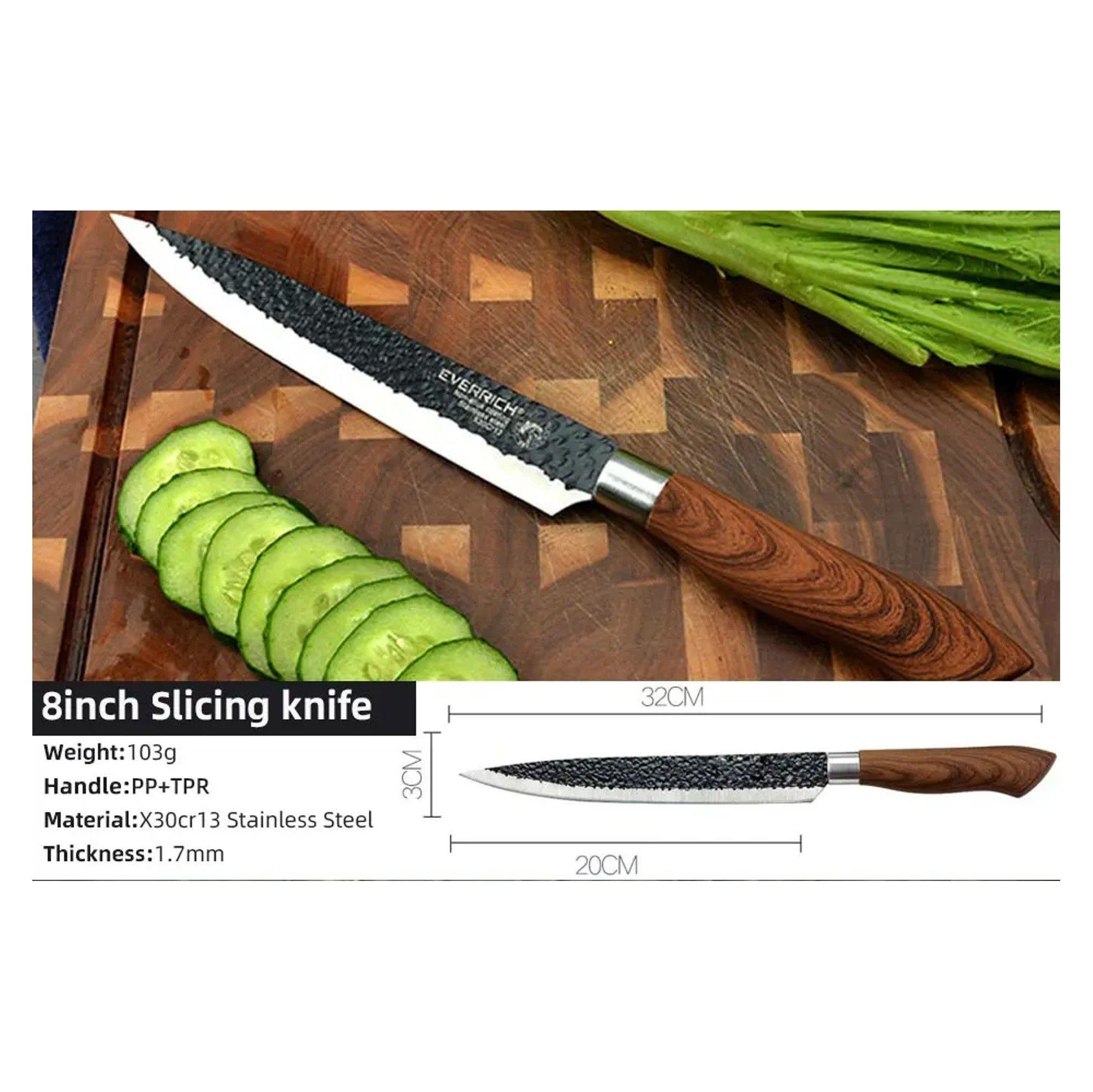 SET CUCHILLOS DE COCINA ASADO ACERO INOXIDABLE FORJADO 6 PCS-4